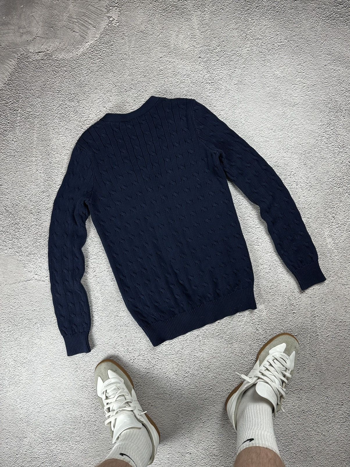 Polo Ralph Lauren Polo Ralph Lauren Woman’s Cable Knit Striped Cardigan 00s Size M / US 6-8 / IT 42-44 - 2 Thumbnail