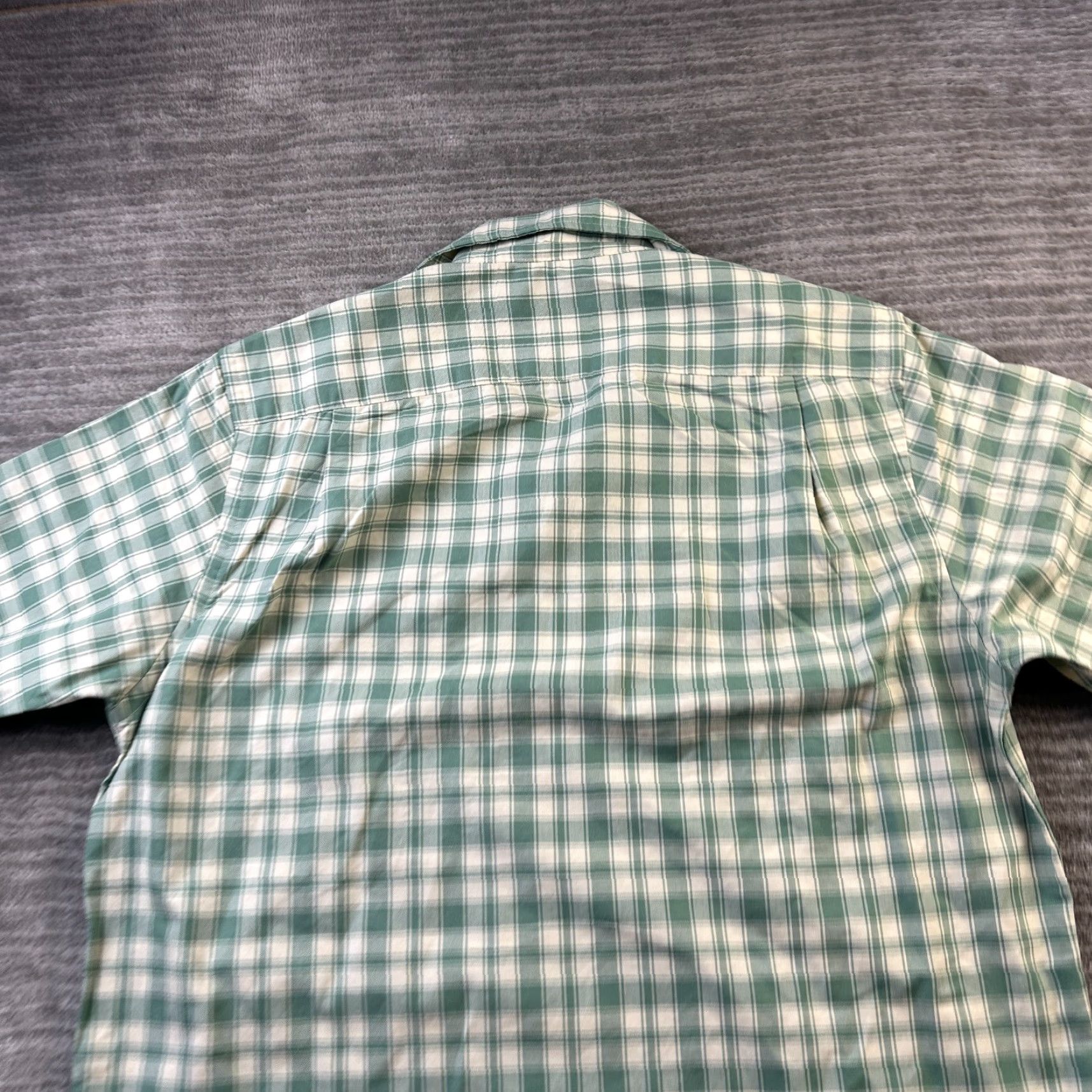 Polo Ralph Lauren Polo Ralph Lauren Shirt Mens Medium Green Plaid Button-Up Open Camp Pony Workshirt Size US M / EU 48-50 / 2 - 7 Thumbnail