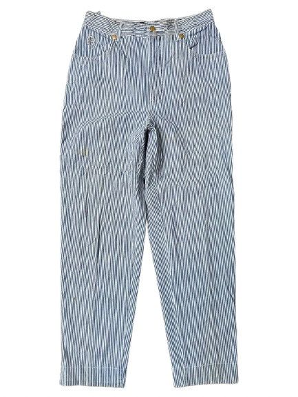 Aigner AIGNER STRIPES JEANS WOMEN BALOON STYLE Size 31" - 1 Thumbnail