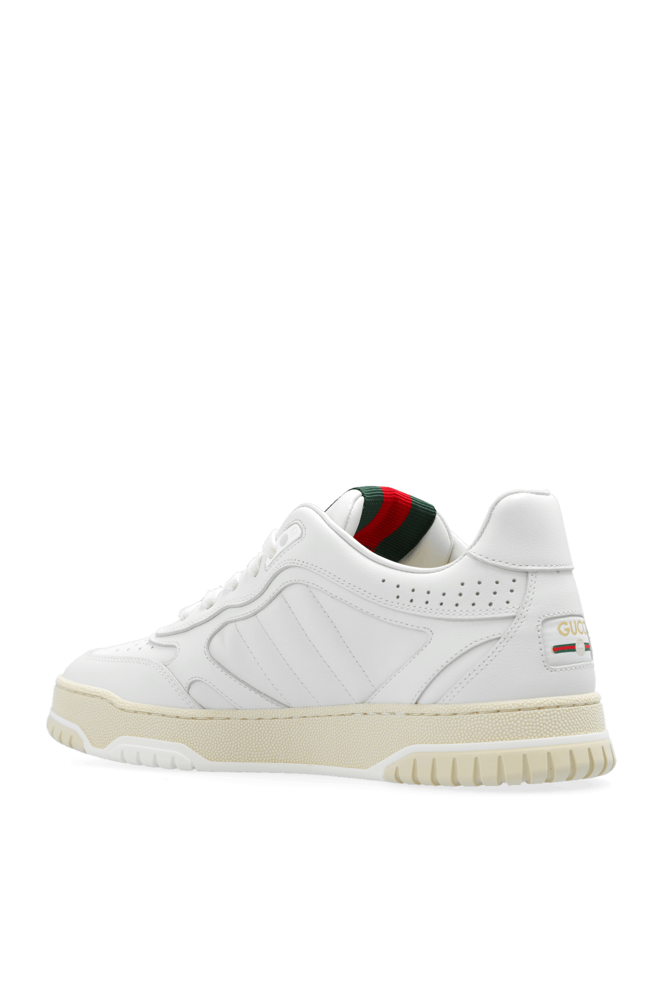 Gucci oc11z526 Women's Gucci Re-Web Sneakers in White Size US 10 / IT 40 - 5 Thumbnail