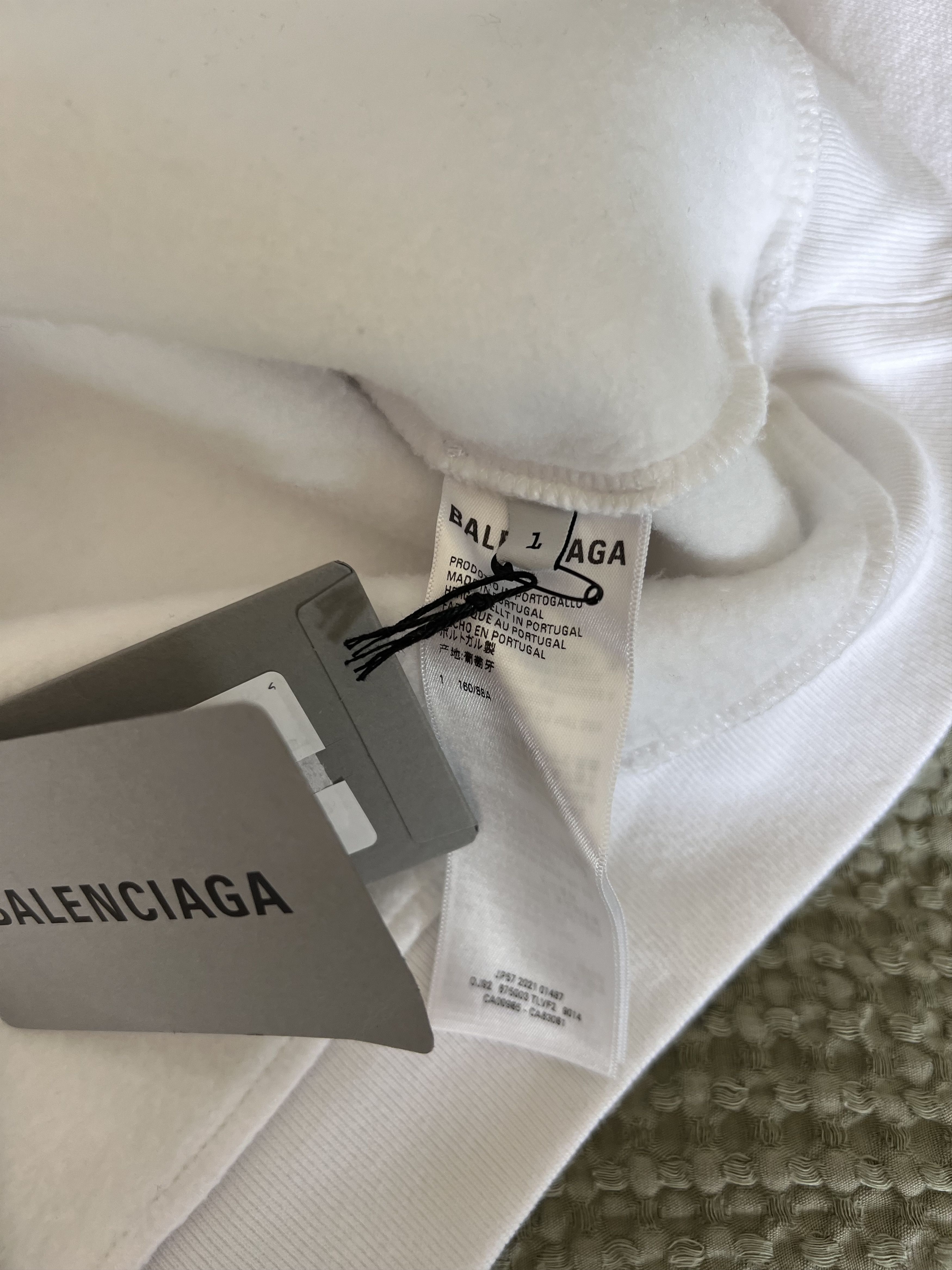 Balenciaga Balenciaga Slime Logo Hoodie in White Pink Size US S / EU 44-46 / 1 - 10 Thumbnail