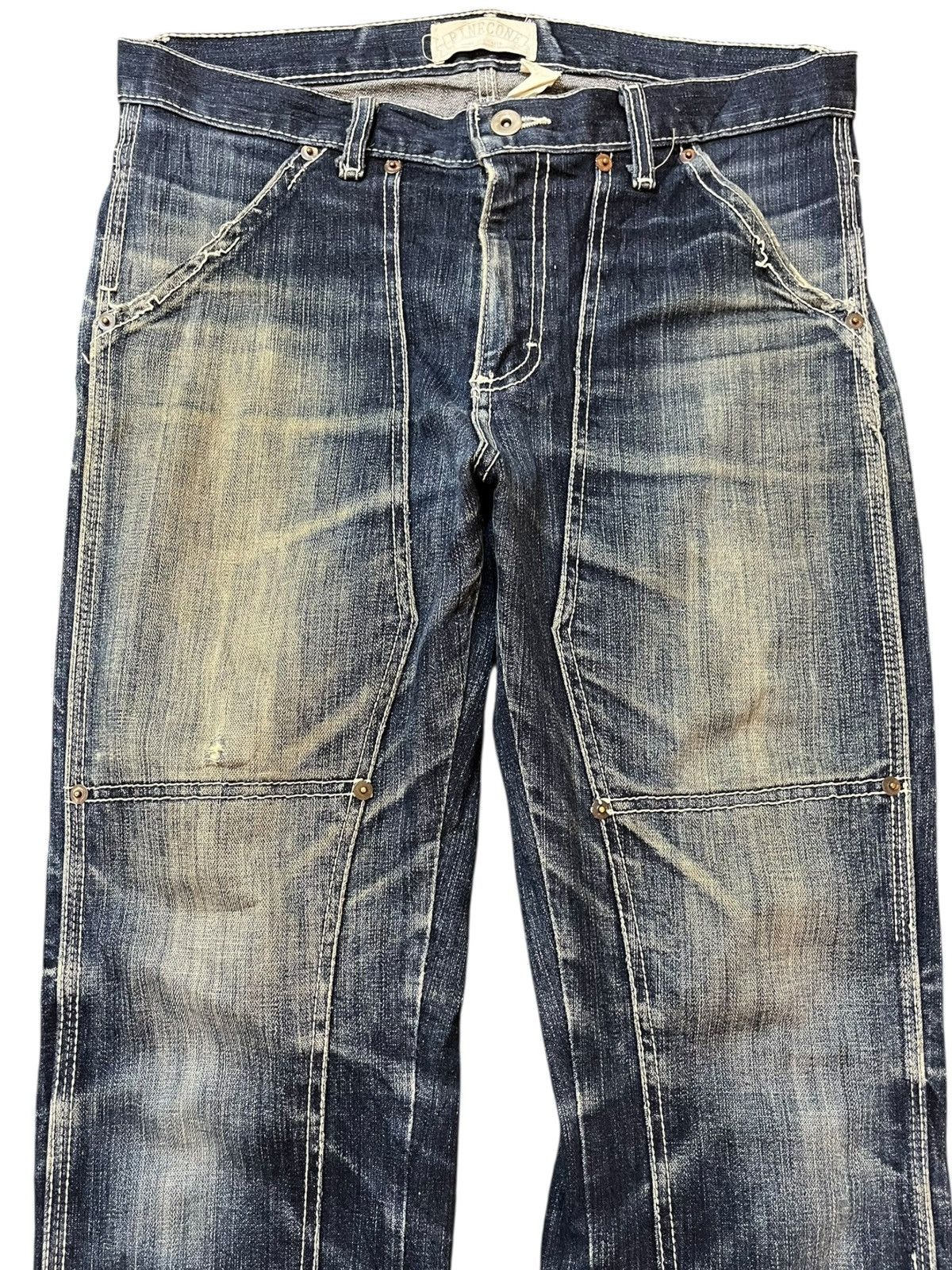 American Apparel Vintage PineCone Mudwash Shallow Pocket Denim Size US 32 / EU 48 - 2 Thumbnail