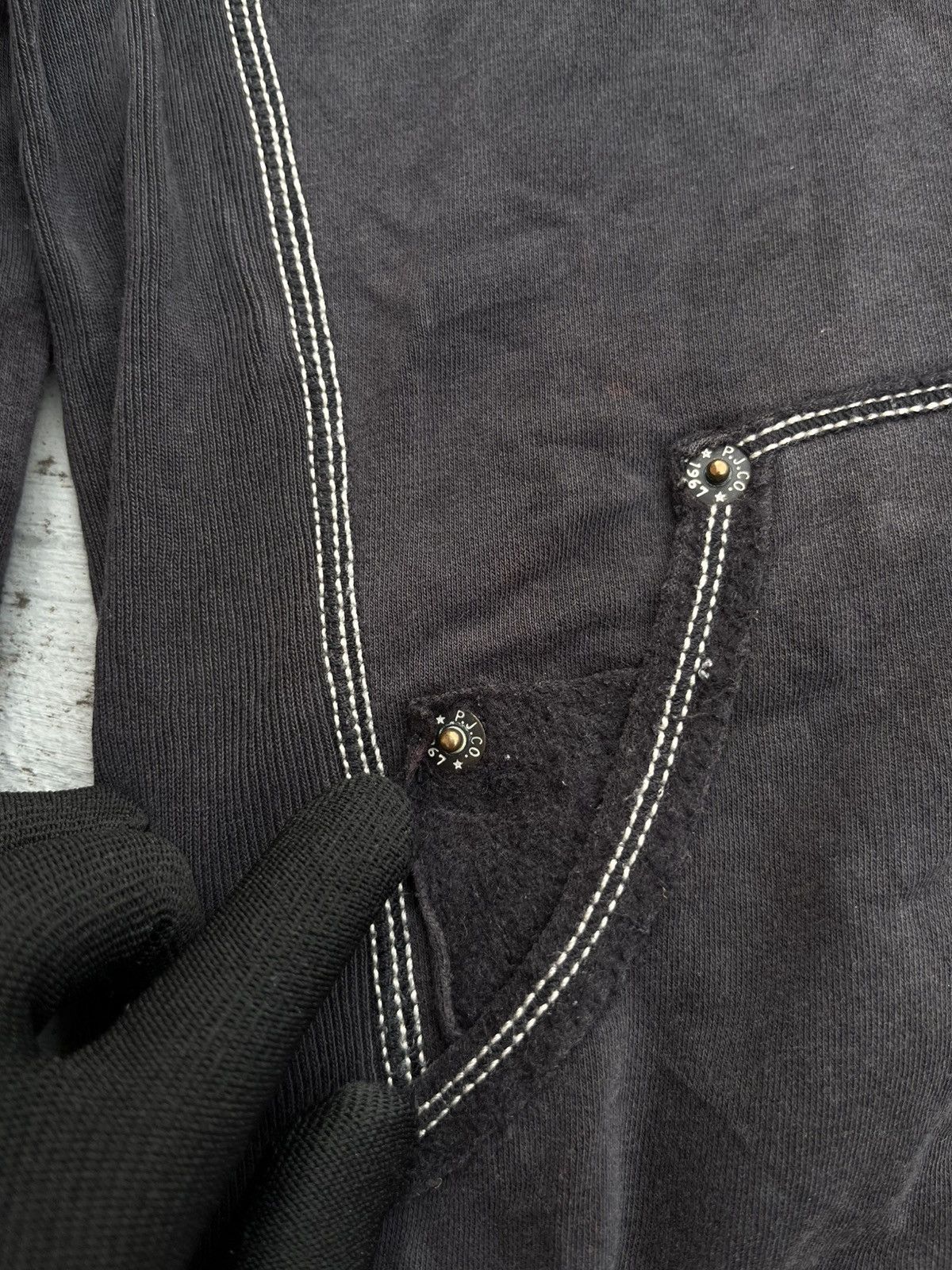 Japanese Brand Polo Ralph Gohtic Faded Distressed Hoodie Punk Y2K Vkei Size US XS / EU 42 / 0 - 4 Thumbnail
