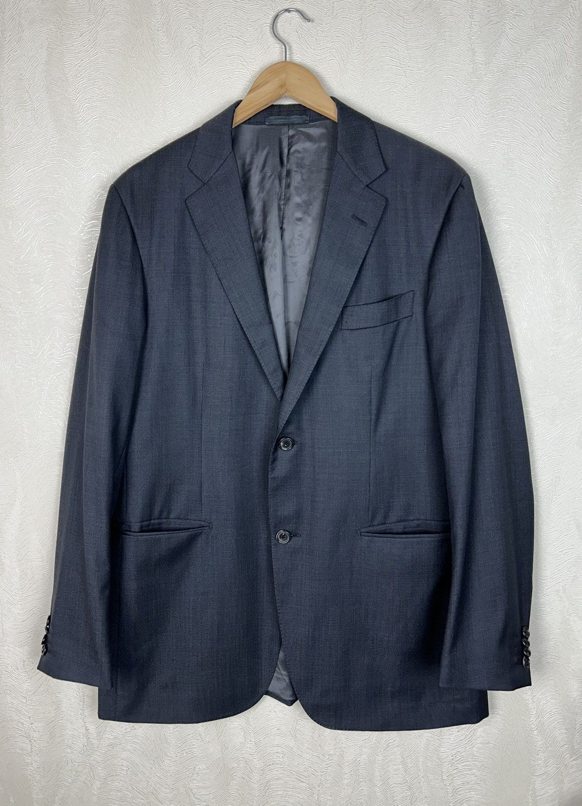 Caruso Raffaele Caruso Wool Grey Blazer Jacket Size EU54 US44 Size 44R - 2 Thumbnail