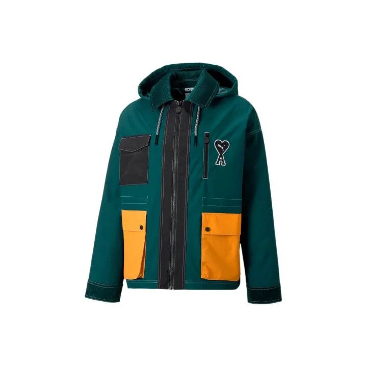 AMI PUMA x AMI Color-Blocked Utility Jacket 0079 Size US M / EU 48-50 / 2 - 1 Thumbnail