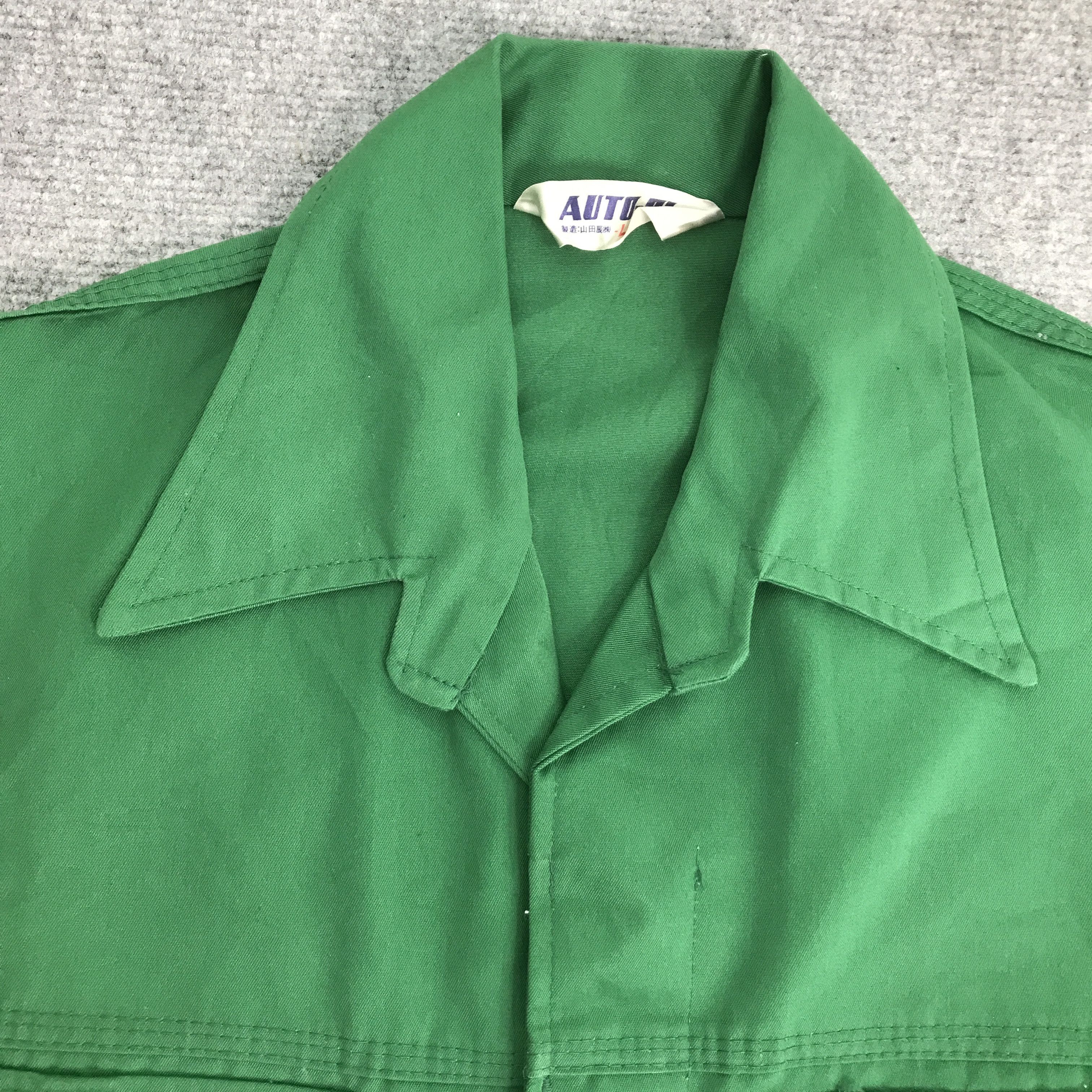 Japanese Brand Vtg mitsubishi motor racing button coverall K65B10 Size US L / EU 52-54 / 3 - 11 Thumbnail