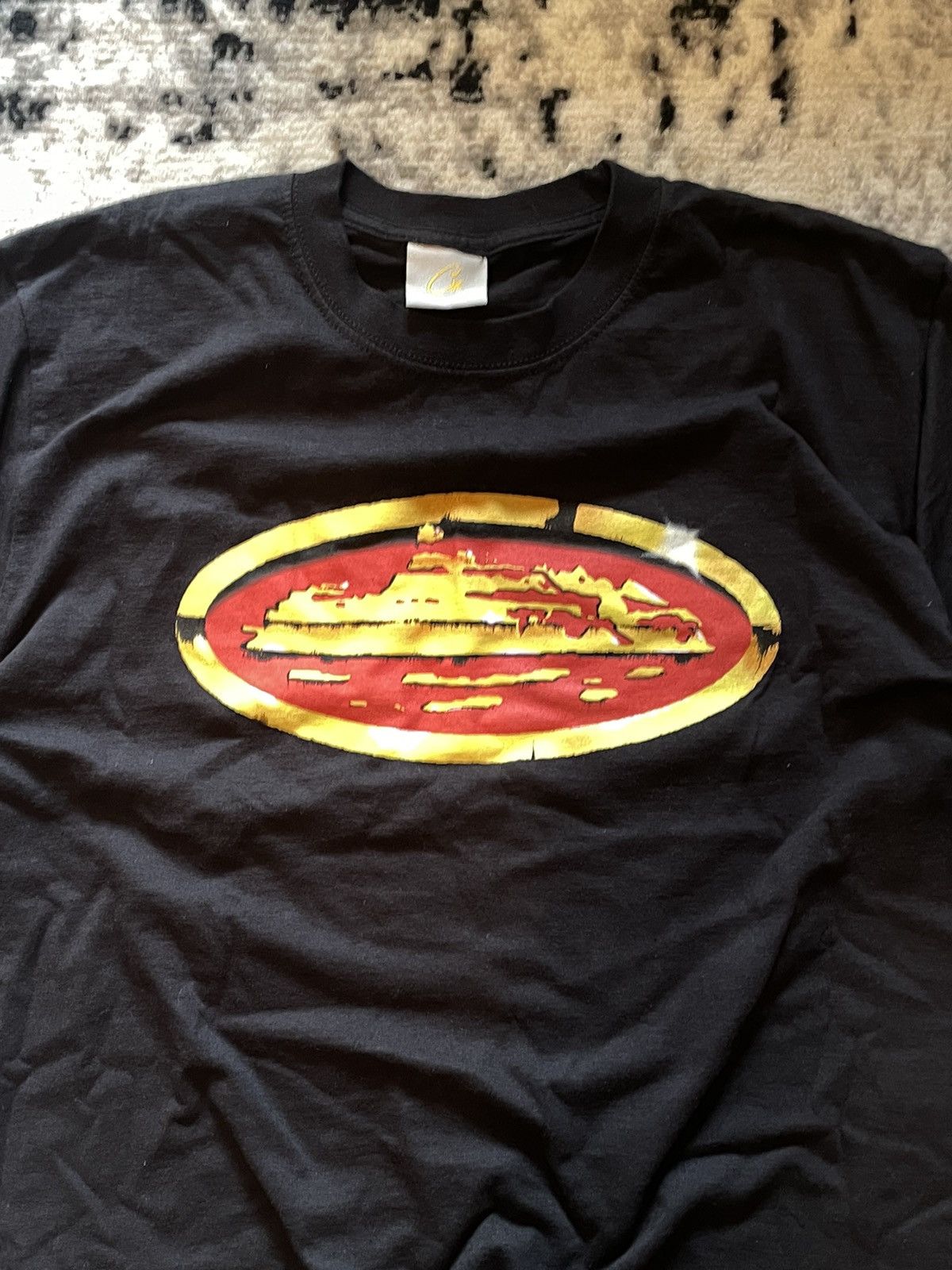 Corteiz × Vintage Corteiz Shiny Alcatraz T-Shirt in Black Big Central Logo Size US M / EU 48-50 / 2 - 4 Thumbnail