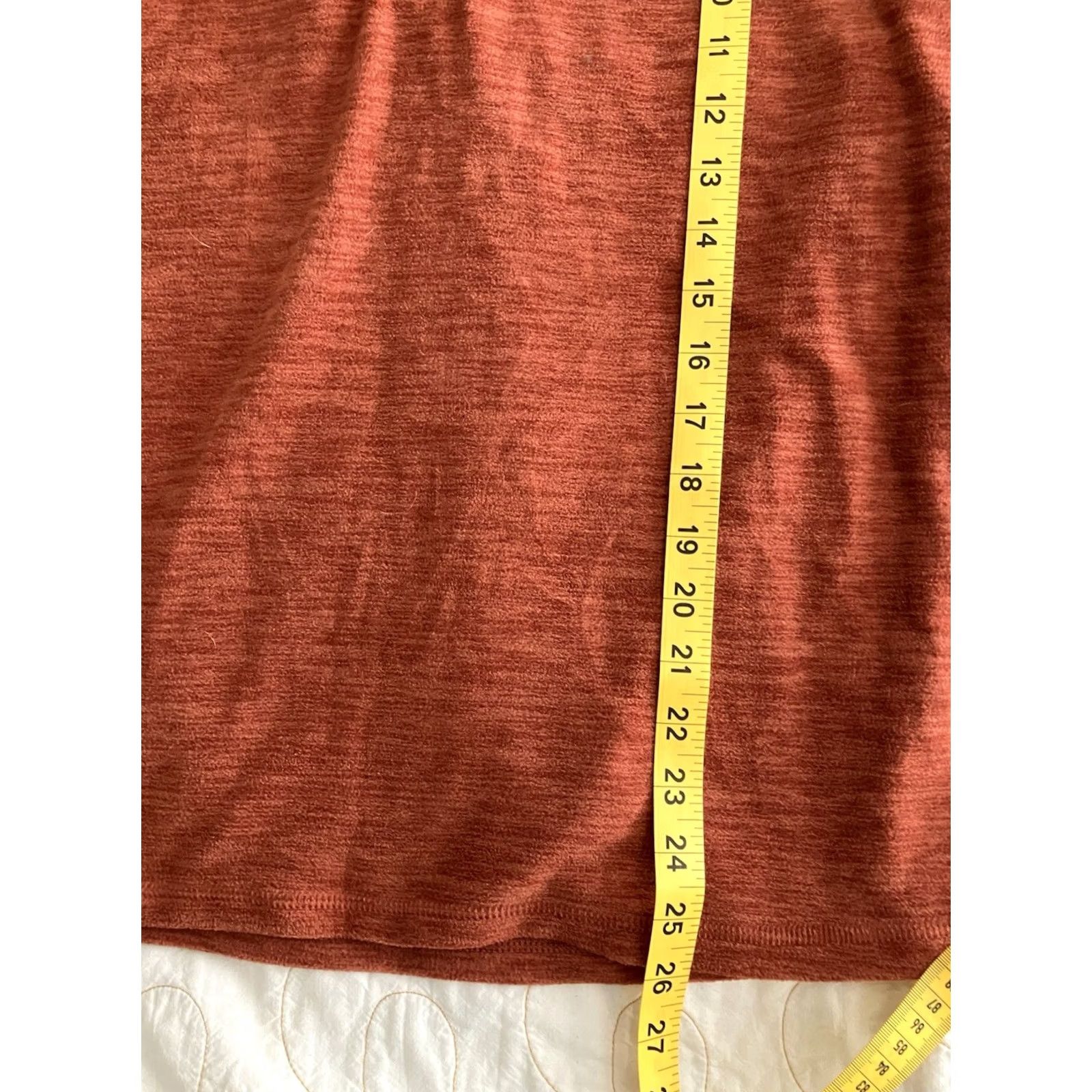 Eddie Bauer Eddie Bauer Fleece Pullover 1/4 Zip Orange Womens Large sweater Regular stretch solid Size L / US 10 / IT 46 - 5 Thumbnail