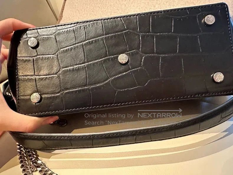 Vivienne Westwood Vivienne Westwood Hazel Black Croc Bag. Size ONE SIZE - 6 Thumbnail