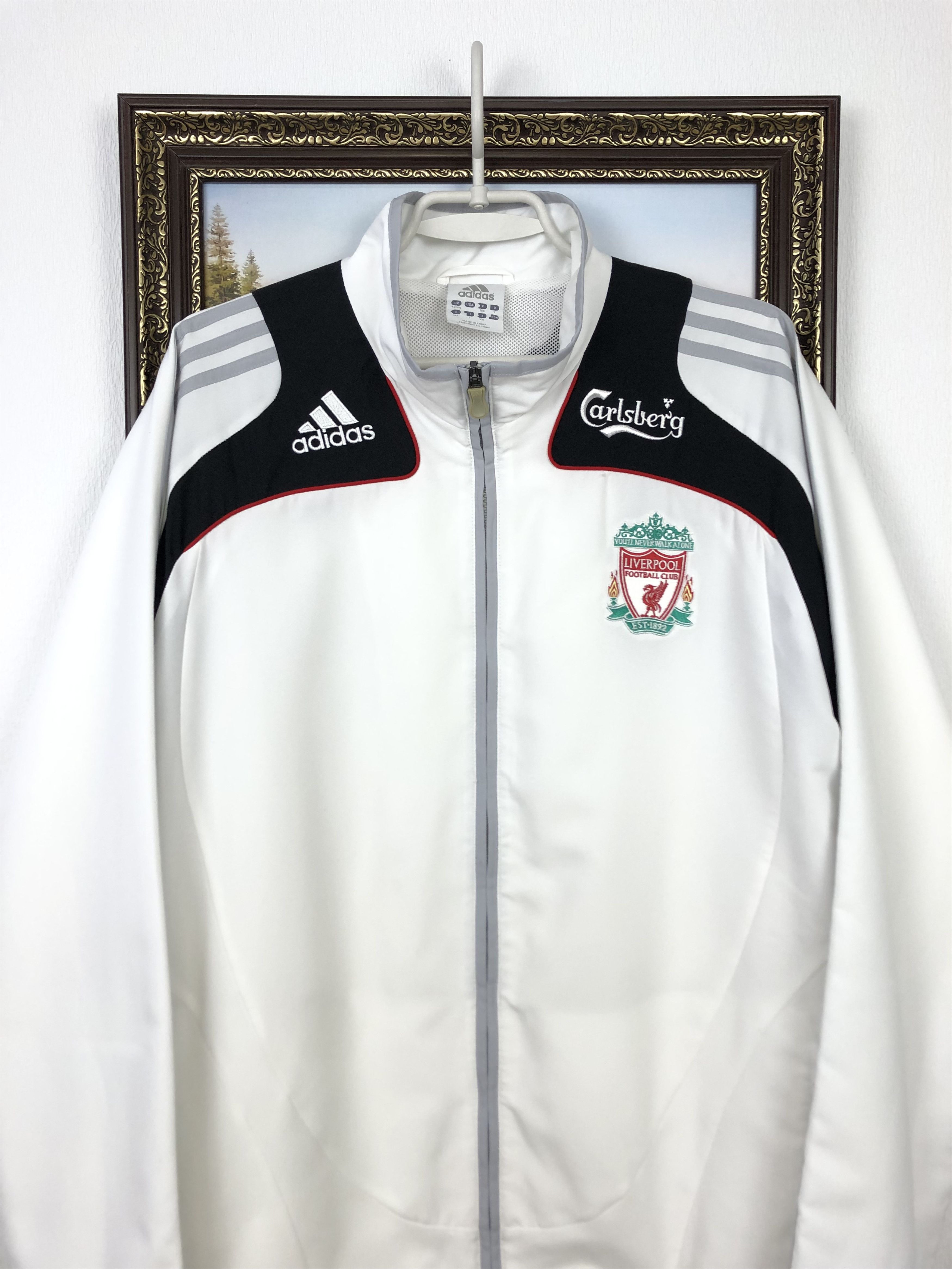 Vintage Adidas Liverpool Football Jacket Soccer YNWA