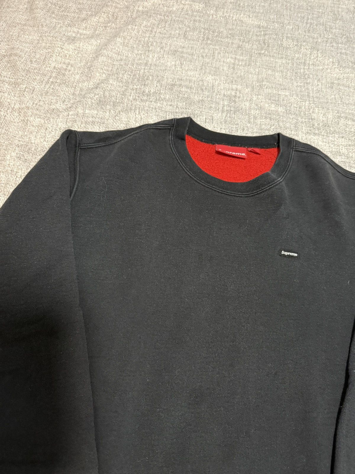 Supreme Supreme contrast small box crew crewneck Size US L / EU 52-54 / 3 - 3 Thumbnail