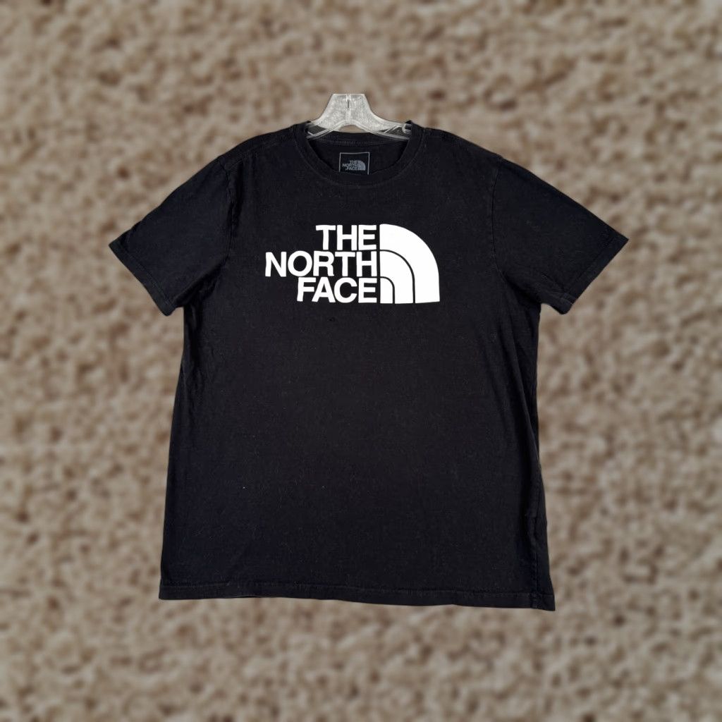 The North Face The North Face Shirt Men Large Black Short Sleeve Crew Neck Logo Cotton T-Shirt Size US L / EU 52-54 / 3 - 1 Thumbnail