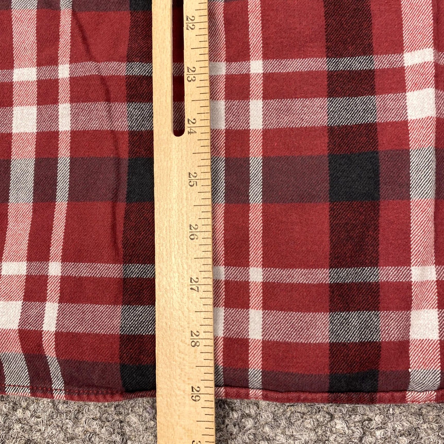 Eddie Bauer VINTAGE Eddie Bauer Shirt Mens Large Red Black Plaid Flannel Relaxed Fit Button-Down Casual 90s Mens Size US L / EU 52-54 / 3 - 7 Thumbnail