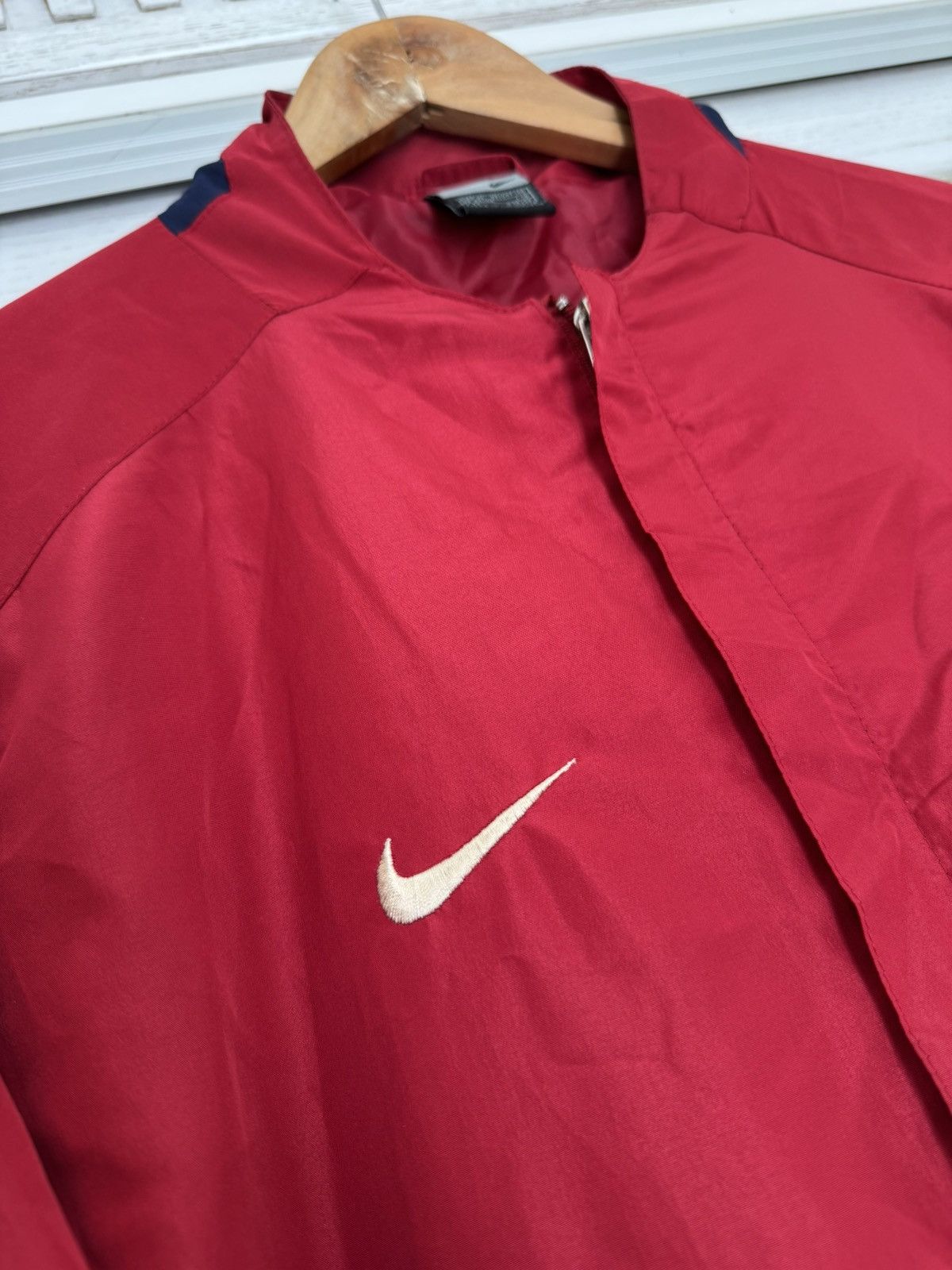 Nike × Vintage Vintage Barcelona 2002-2003 Soccer Track Jacket Football Kit Size US XL / EU 56 / 4 - 7 Thumbnail