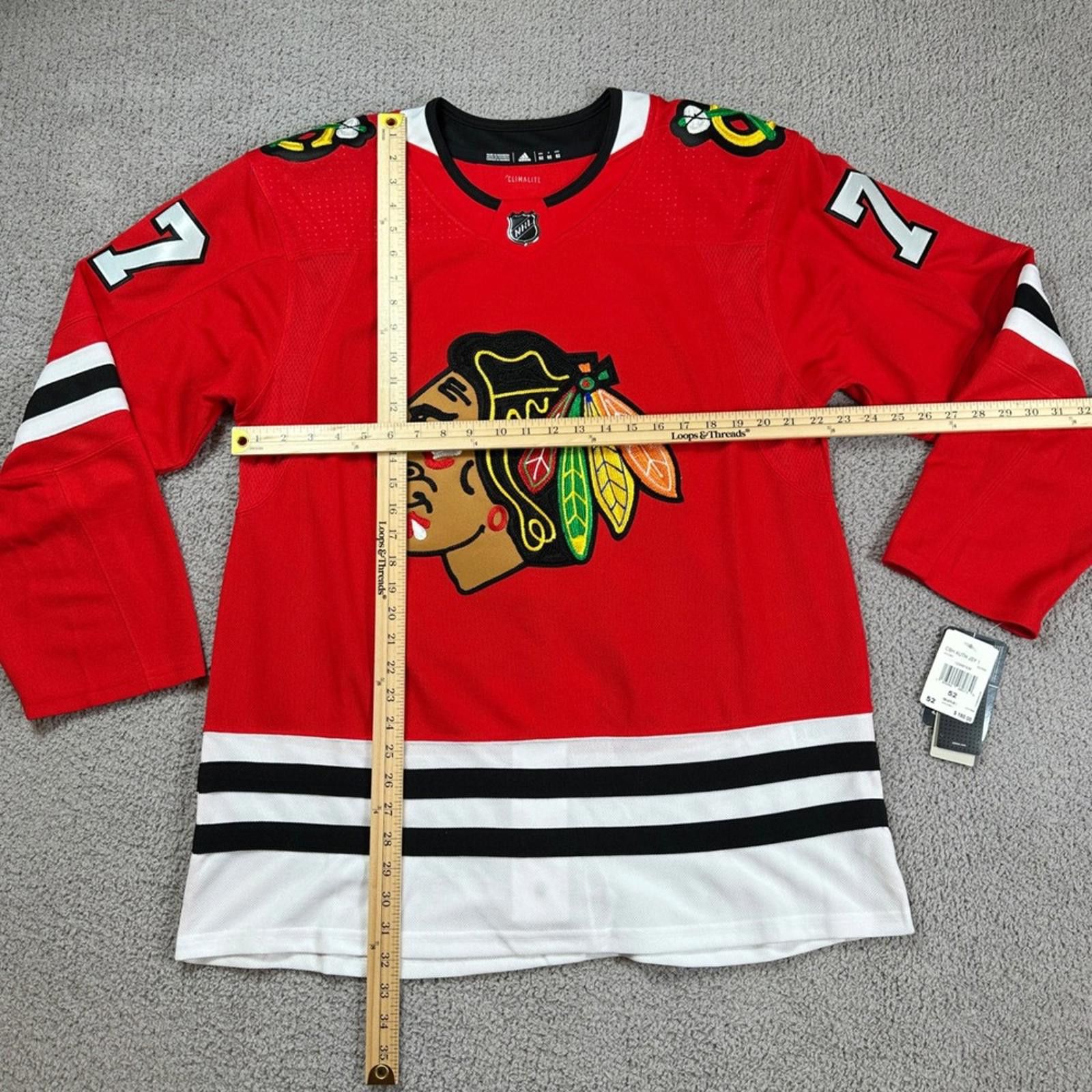 Adidas Kirby Dach Signed Chicago Blackhawks Adidas Authentic Jersey Size US L / EU 52-54 / 3 - 2 Thumbnail