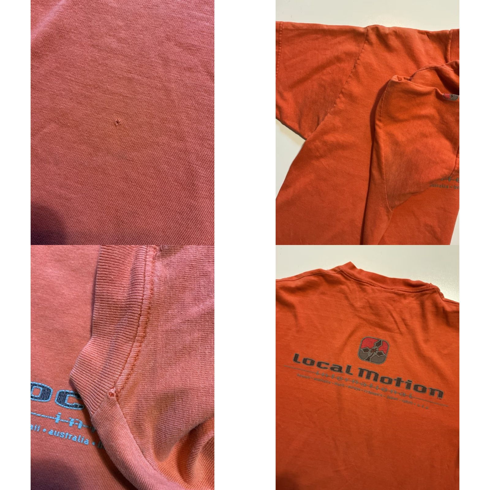 Vintage VINTAGE Local Motion International Hawaii Orange Surf Graphic T-Shirt Mens Medium Size US M / EU 48-50 / 2 - 8 Thumbnail