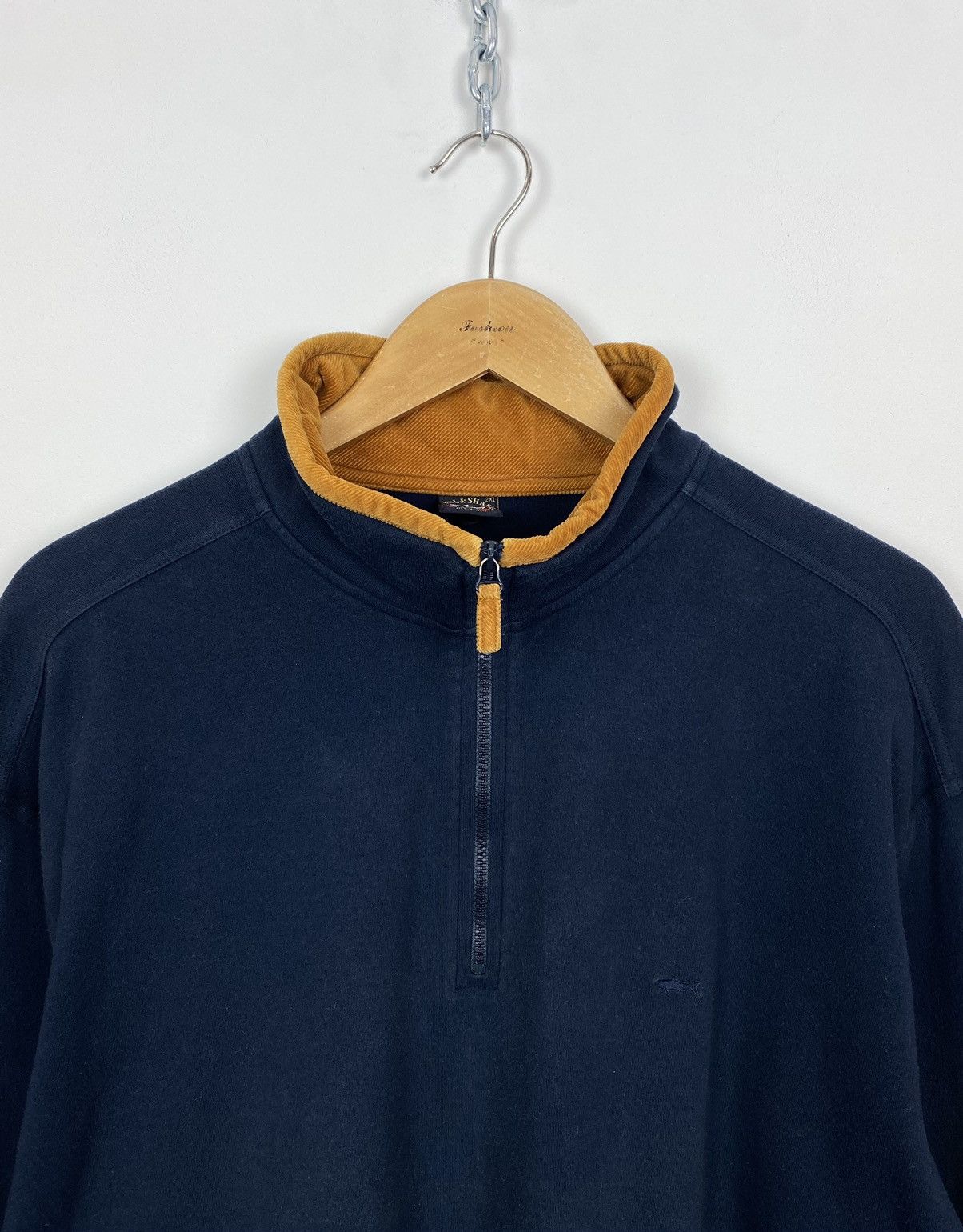 Paul & Shark Paul & Shark Yachting Long Sleeve Jumper Sweater 1/4 Zip Size US XXL / EU 58 / 5 - 2 Thumbnail