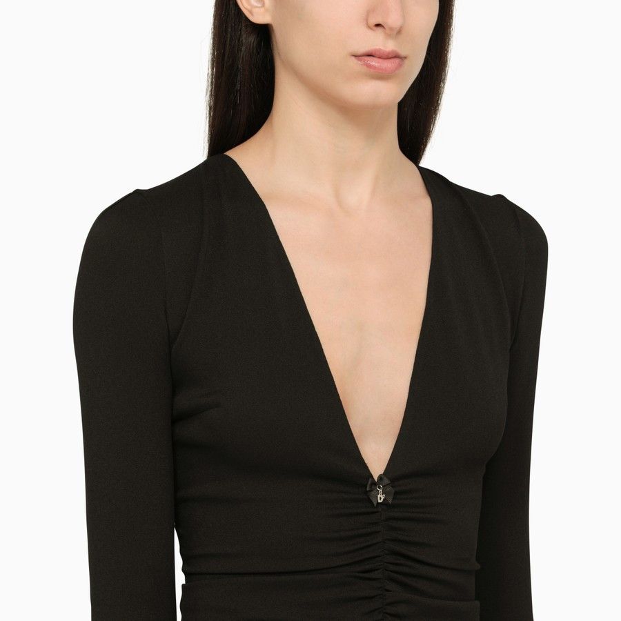 Dsquared2 o1d2blof0824 Short Dress in Black Size M / US 6-8 / IT 42-44 - 4 Thumbnail