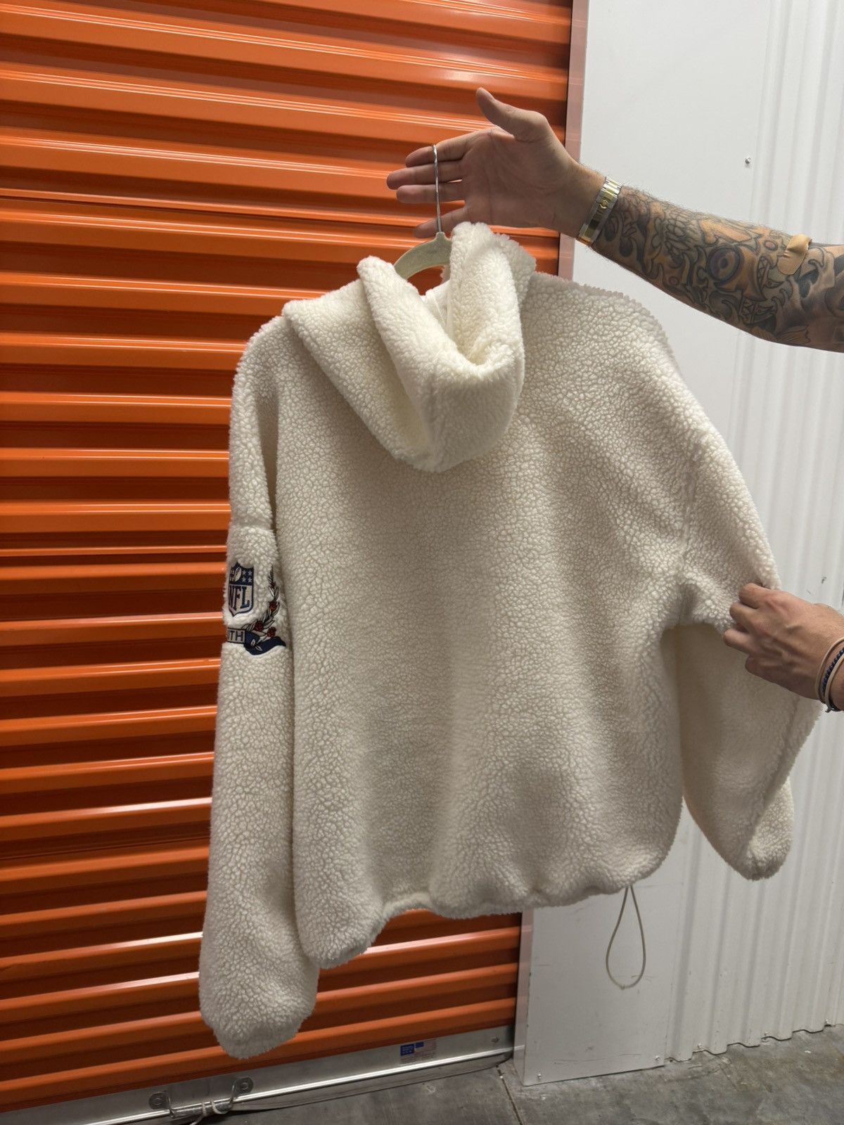 Kith Kith x NFL Giants Quarter Zip Sherpa Size Medium Size US M / EU 48-50 / 2 - 4 Thumbnail