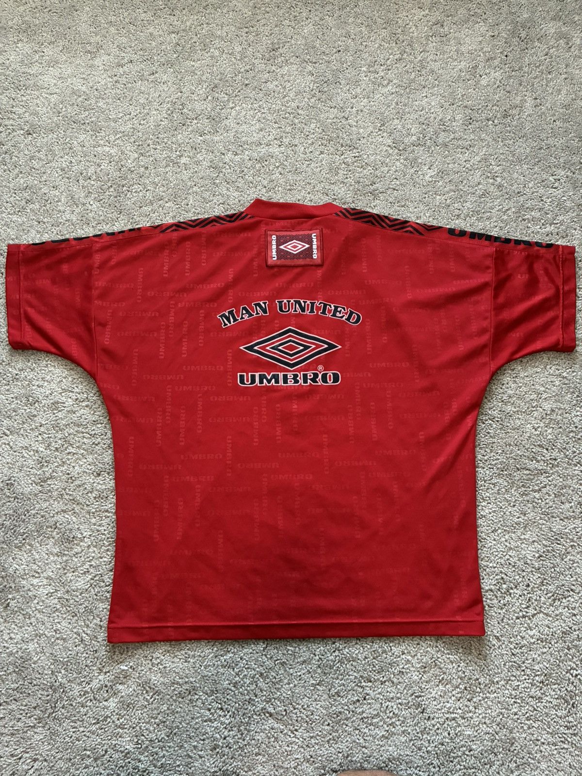 Umbro 90s Manchester United Training Kit Size US L / EU 52-54 / 3 - 2 Thumbnail