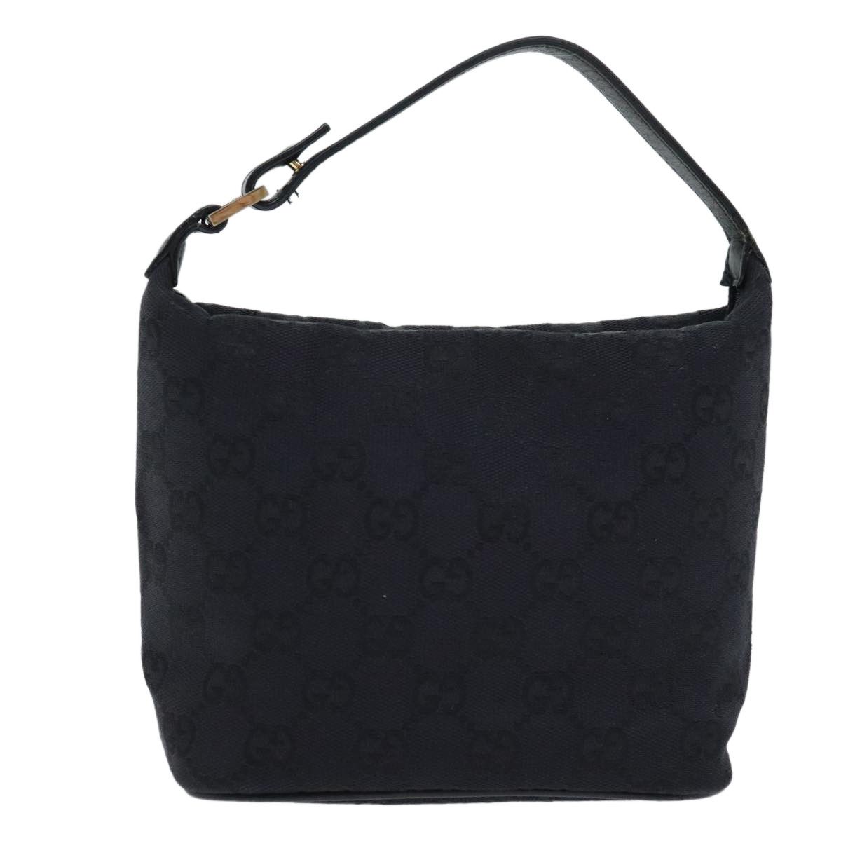 Gucci Gg Canvas Black Canvas Handbag (Pre-Owned) Size ONE SIZE - 1 Thumbnail