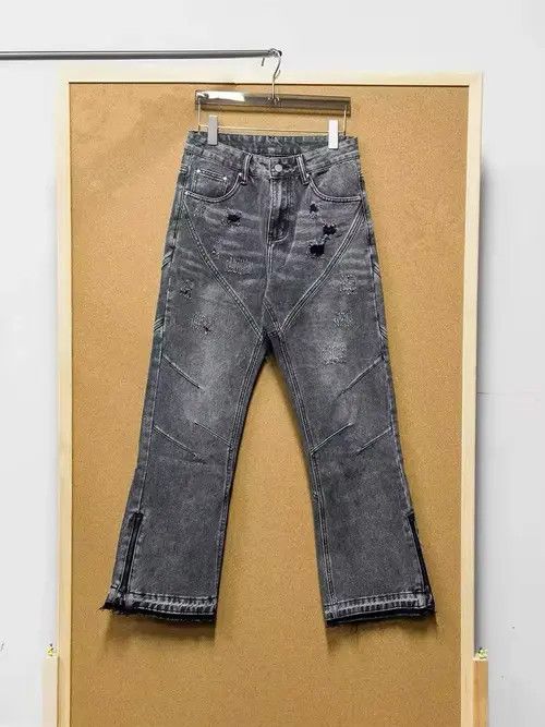 Japanese Brand Miyauchi x Rena high street washed loose ripped jeans Size US 28 / EU 44 - 6 Thumbnail