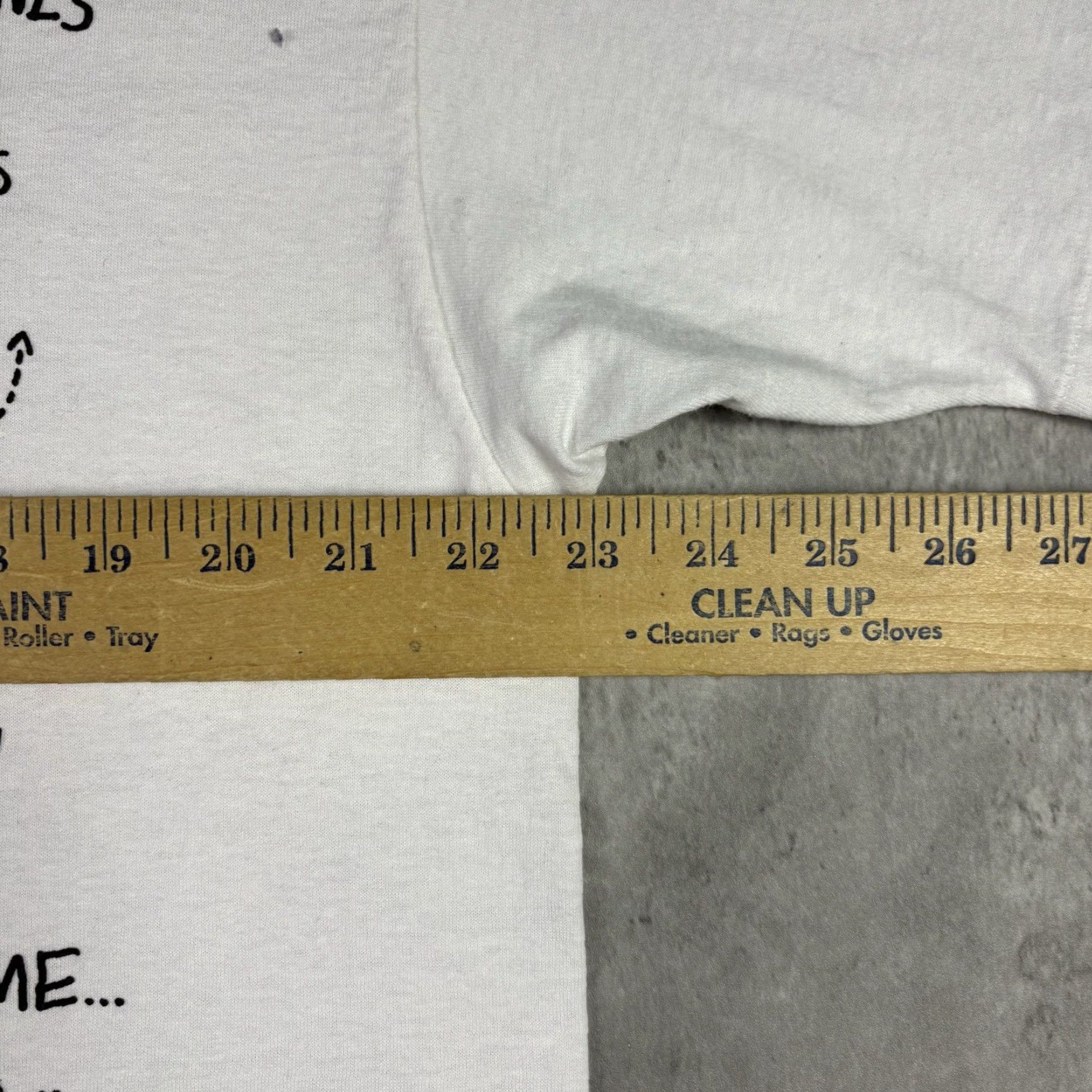 Hanes VINTAGE 50th Birthday Funny Humor Comedy T Shirt Quote Text XL 90s Hanes White Cotton Short Sleeve Crew Neck Men Mens Shirts T-Shirt Size XL Size US XL / EU 56 / 4 - 3 Thumbnail