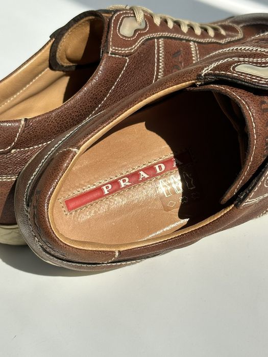 Vintage PRADA Logo Sneakers 4E1788 y2k sport runway archive grunge