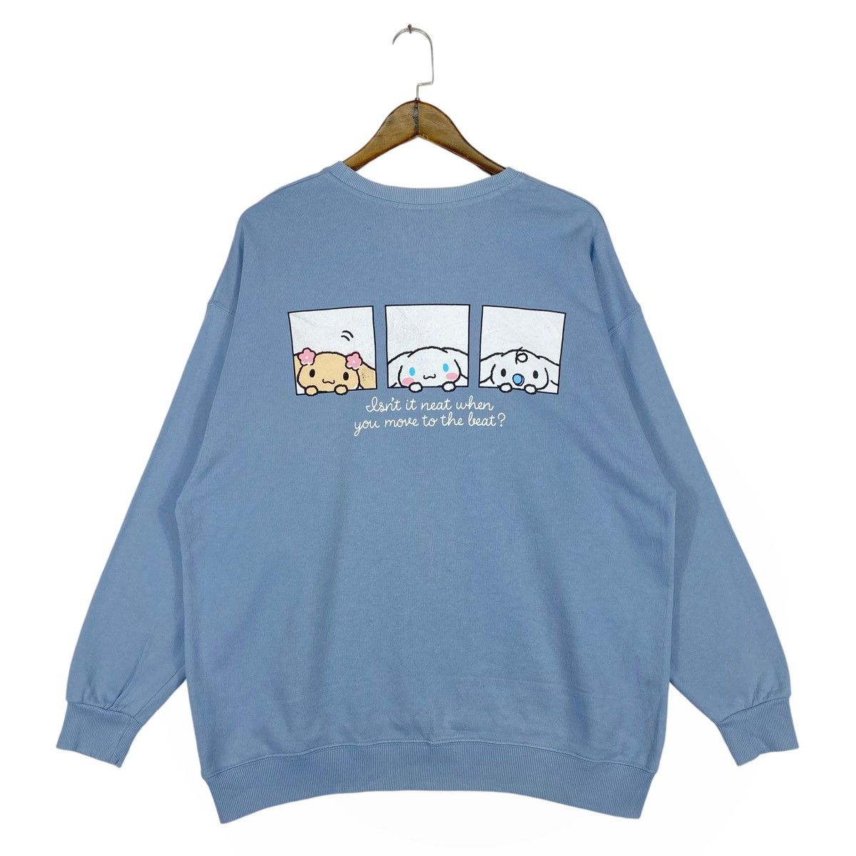 Vintage Vintage Cinnamoroll Crewneck Sweatshirt Light Blue Pullover Size XL / US 12-14 / IT 48-50 - 10 Thumbnail