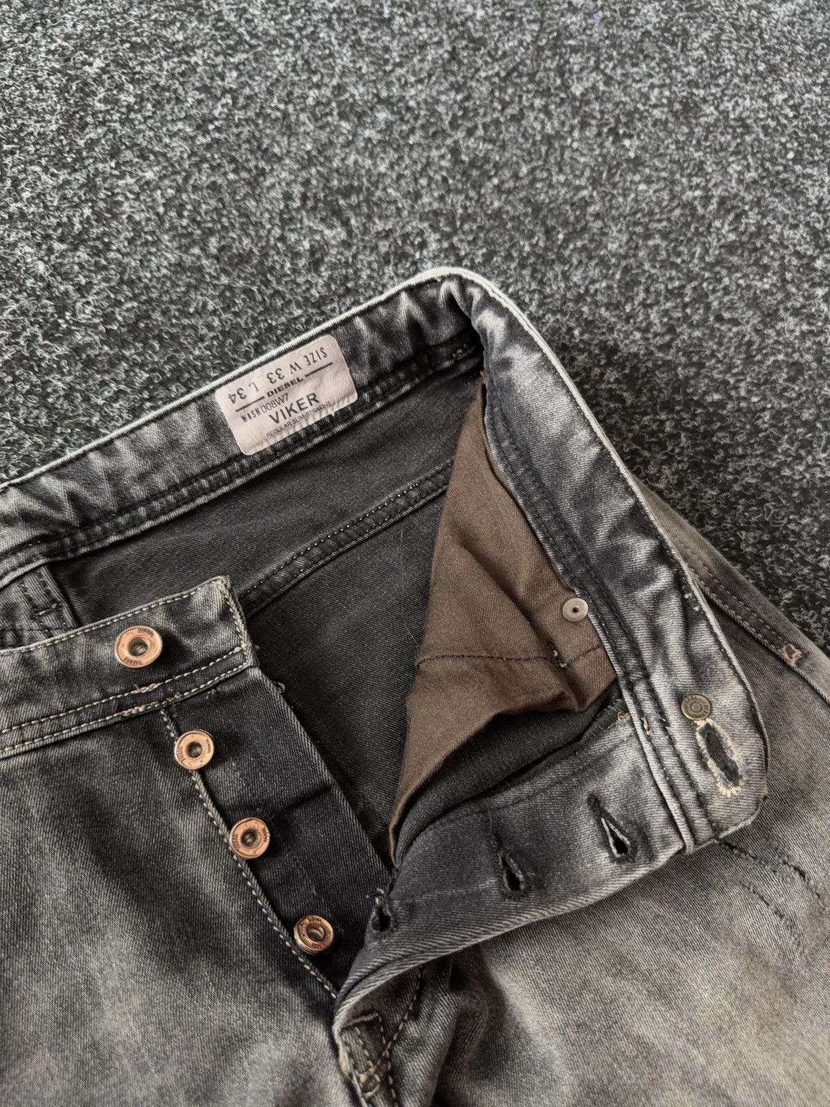 Designer × Diesel × Japanese Brand Diesel Viker Faded Denim Vintage Jeans I.g.b. Style Size US 33 - 7 Thumbnail