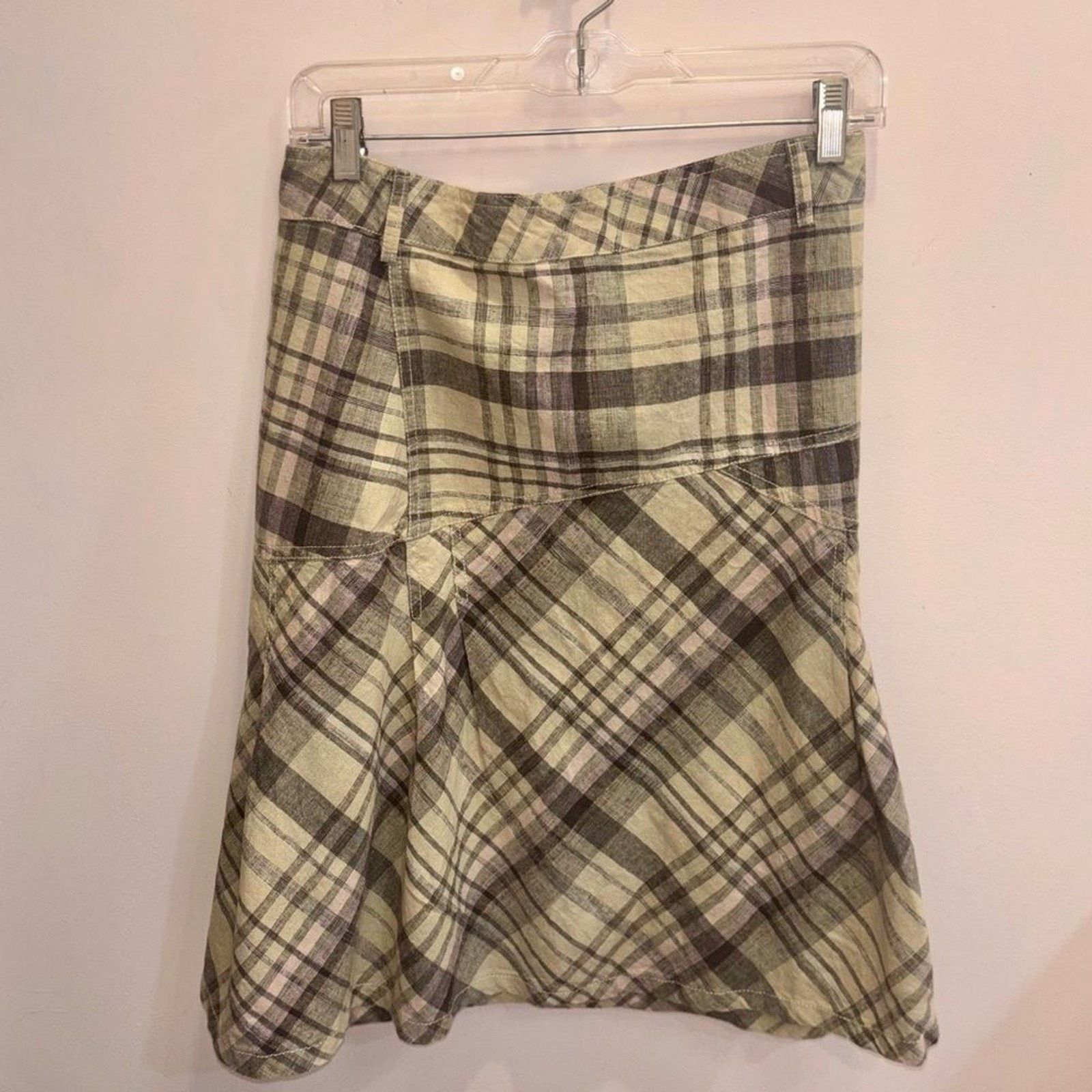 & Other Stories Sherry Taylor Plaid Mini Skirt Plus Size 1X Preppy Size 36" / US 14 / IT 50 - 10 Thumbnail