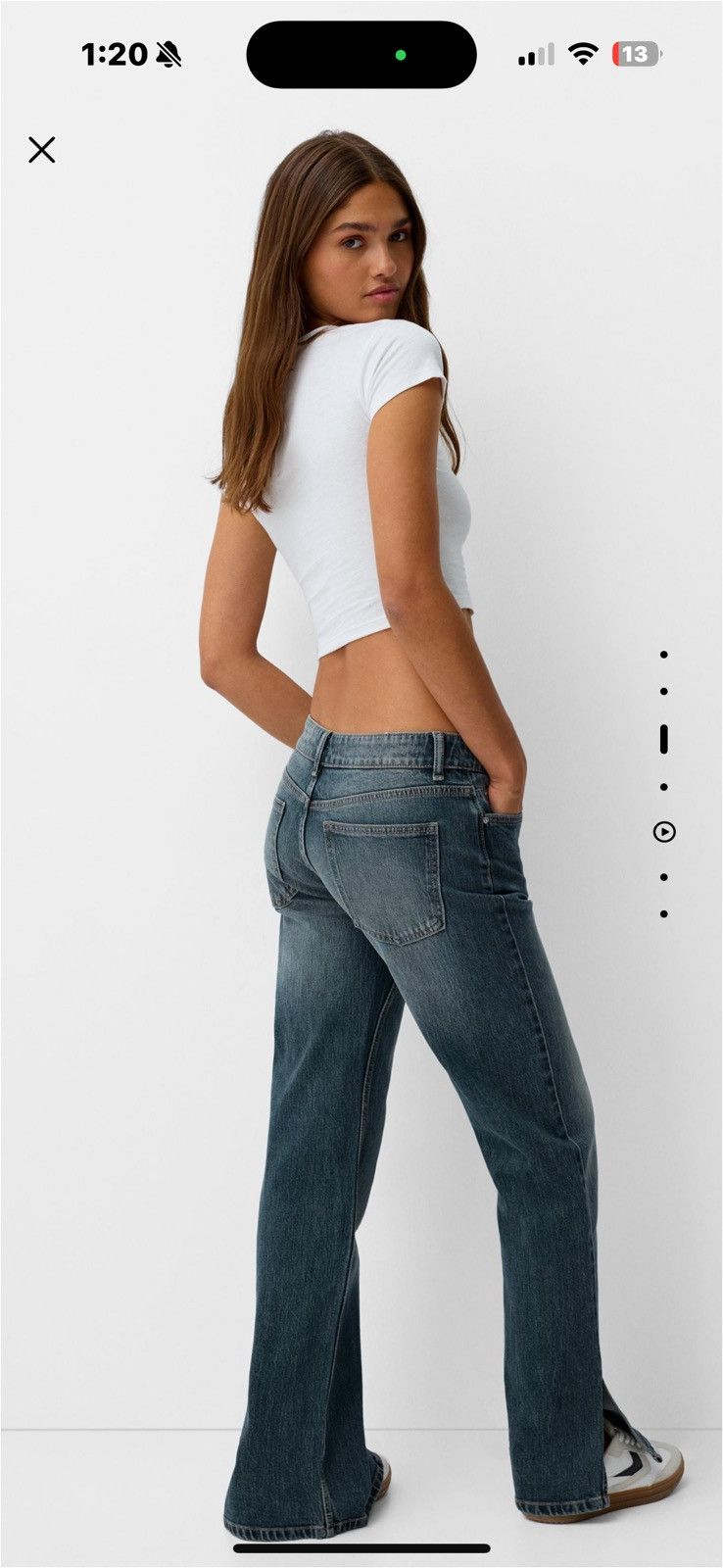 Bershka Bershka flared split hem jeans Size 24" / US 00 / IT 34 - 2 Thumbnail