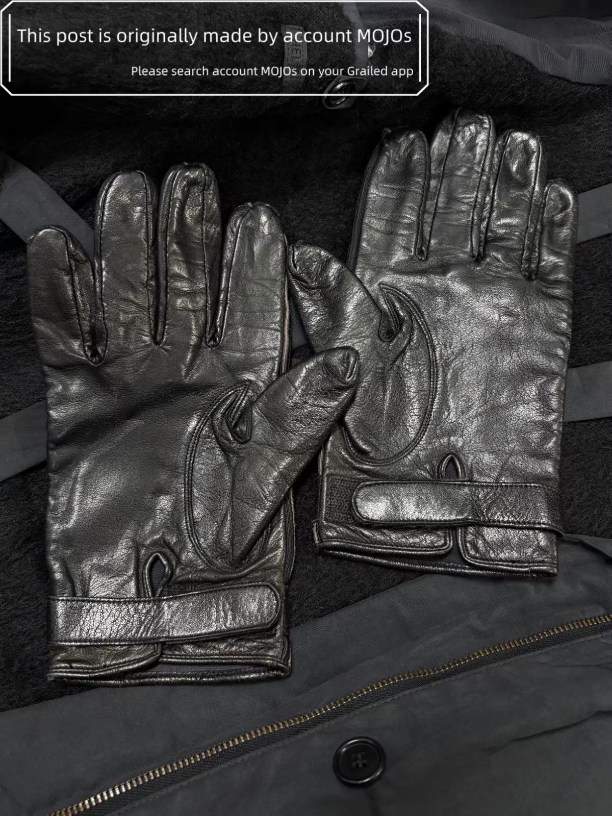 Helmut Lang Vintage Helmut Lang Stripe Pattern Gloves mojos1744 Size ONE SIZE - 4 Thumbnail