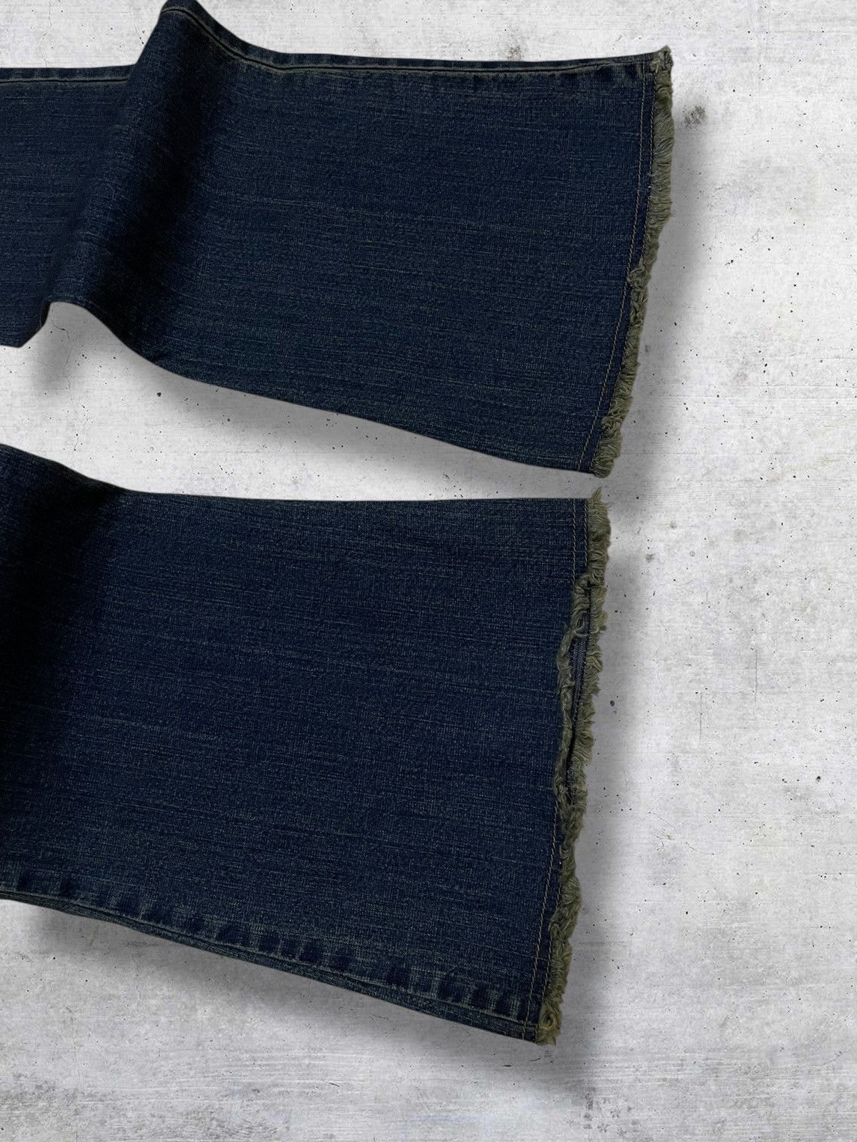 Tornado Mart VINTAGE JOUERAUX JAPAN DESIGNER 90S CLASSIC FLARED CUT DENIM Size US 29 - 11 Thumbnail