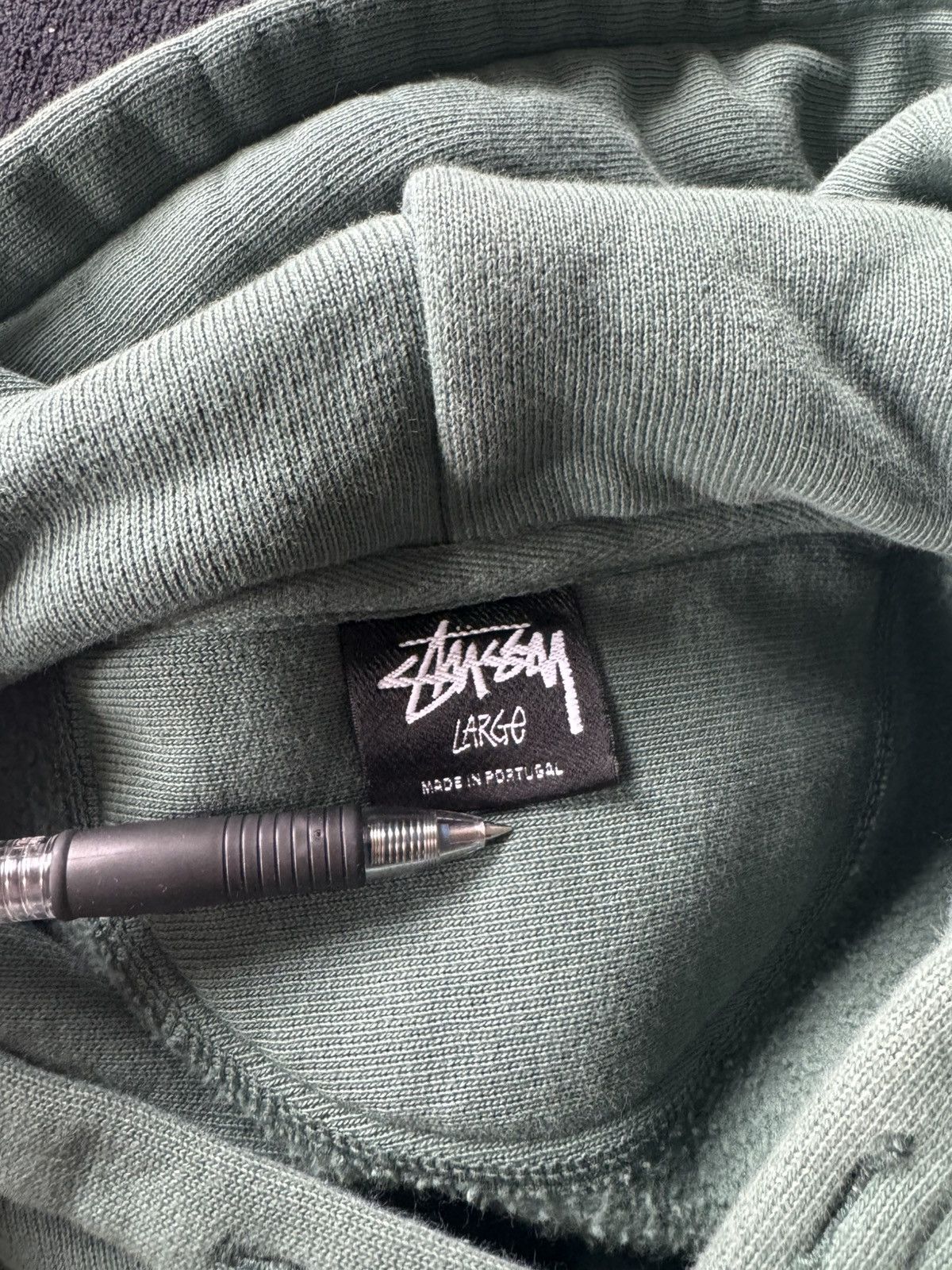 Stussy Stussy Basic Pigment Dyed Hoodie 'Forest' Size US L / EU 52-54 / 3 - 4 Thumbnail
