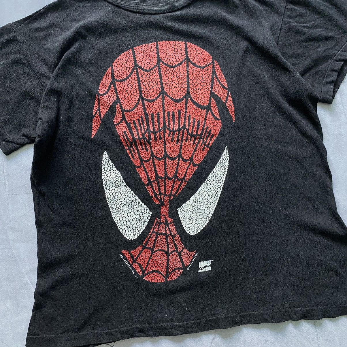 Marvel Comics RARE 1994 Spider-Man Face Mask Big Logo T-Shirt Marvel Size US S / EU 44-46 / 1 - 2 Thumbnail