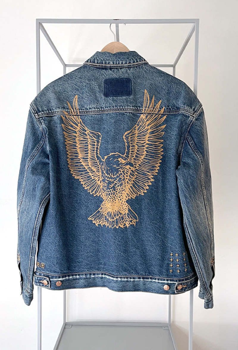 Ksubi KSUBI This is Not a Rodeo Doubledown Denim Jacket Size US XXL / EU 58 / 5 - 2 Thumbnail