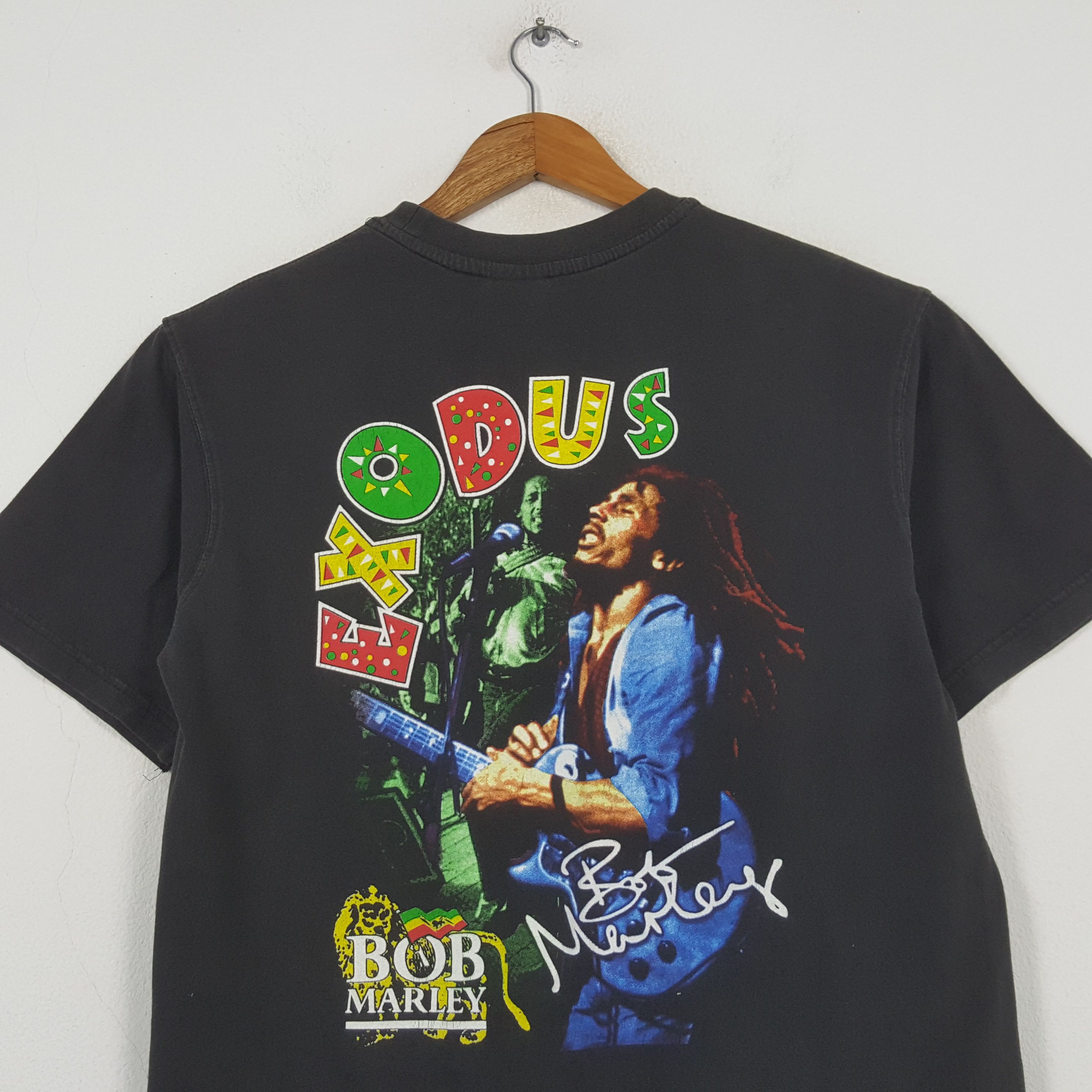 Rap Tees Vintage BOB MARLEY Jamaican Singer T-shirt 31 Size US L / EU 52-54 / 3 - 2 Thumbnail