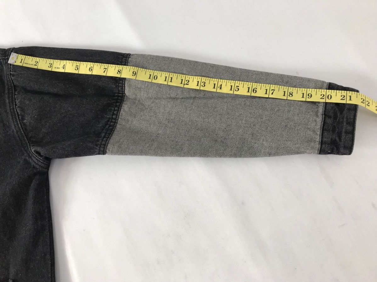 Japanese Brand Black Denim Jacket Trucker Patches Hemline Style Printed Size US M / EU 48-50 / 2 - 11 Thumbnail