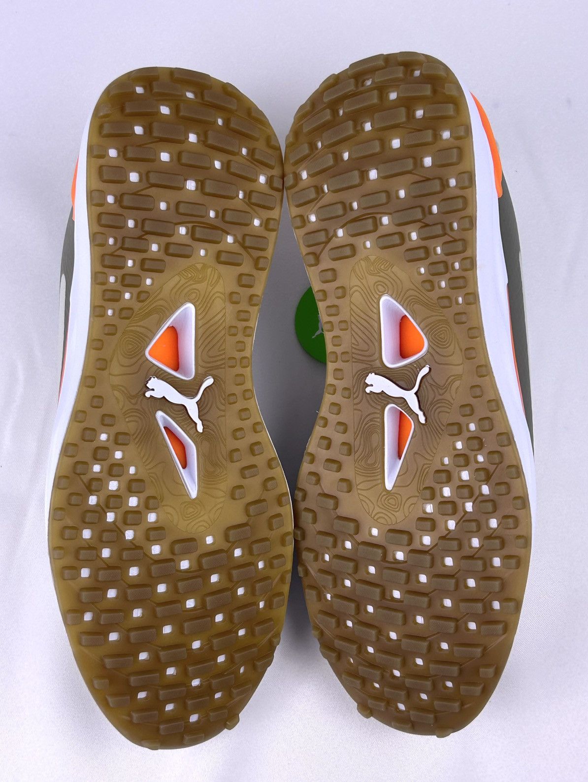 Puma Puma Ignite Elevate X Golf Sneakers Grey Orange Men 11 New Size US 11 / EU 44 - 8 Thumbnail