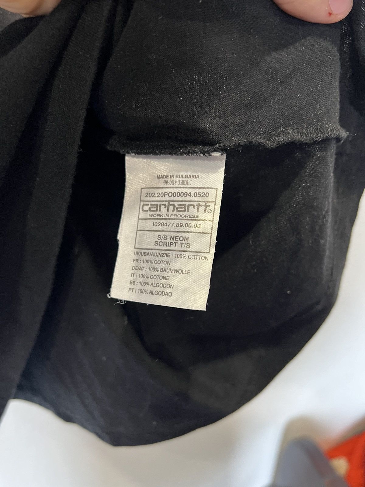 Carhartt Carhartt Black T Shirt Tee Neon Size US M / EU 48-50 / 2 - 5 Thumbnail