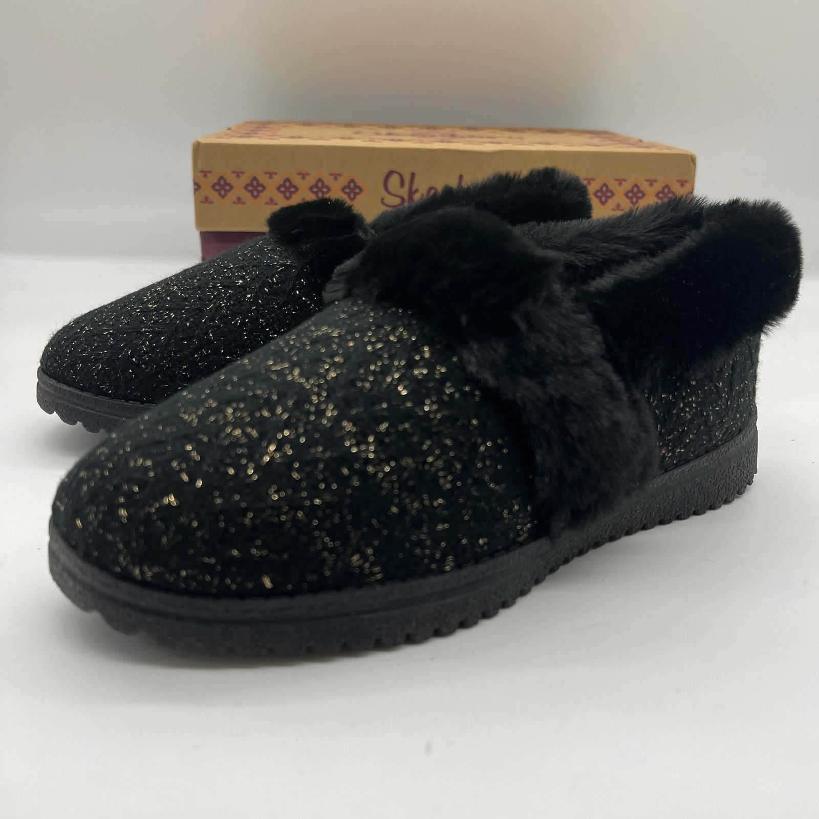 SKECHERS Skechers Slipper Womens Size 6 Wide Black Cozy Lite Size US 6 / IT 36 - 5 Thumbnail