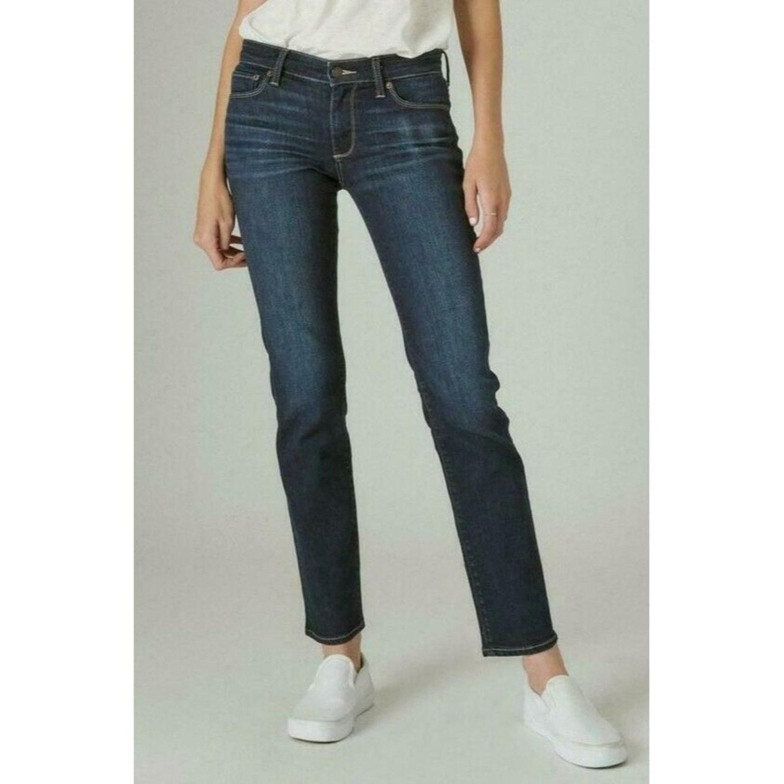 Lucky Brand Lucky Brand Sweet’n Straight Blue 27 Mid Rise Straight Leg Size 27" / US 4 / IT 40 - 3 Thumbnail