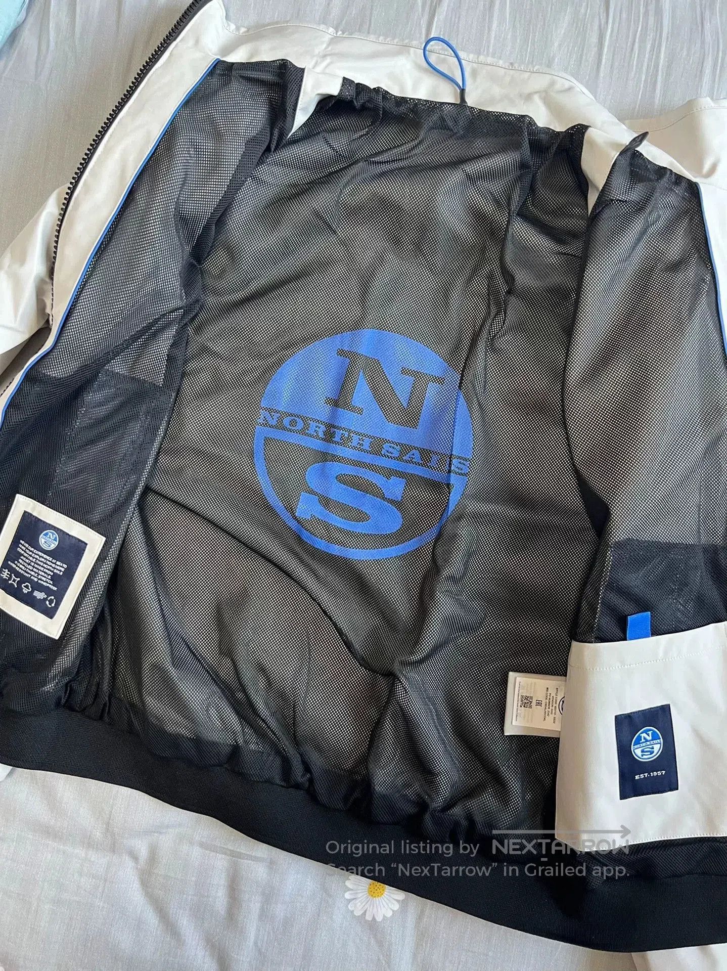 Japanese Brand Men's Nautical Jacket Windbreaker. Size US M / EU 48-50 / 2 - 6 Thumbnail