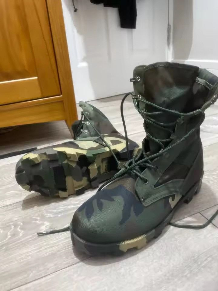 Japanese Brand Canvas Camouflage Tactical Combat Size US 9 / EU 42 - 1 Thumbnail