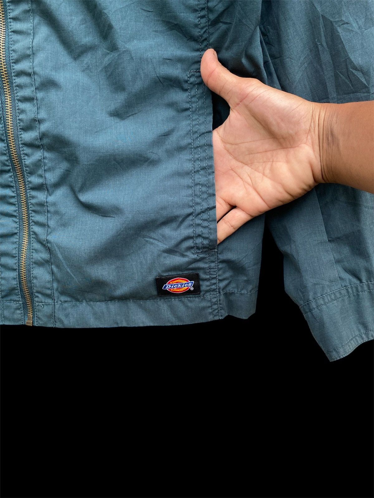 Dickies × Japanese Brand Dickies Workwear Zipper Jacket Size US L / EU 52-54 / 3 - 5 Thumbnail