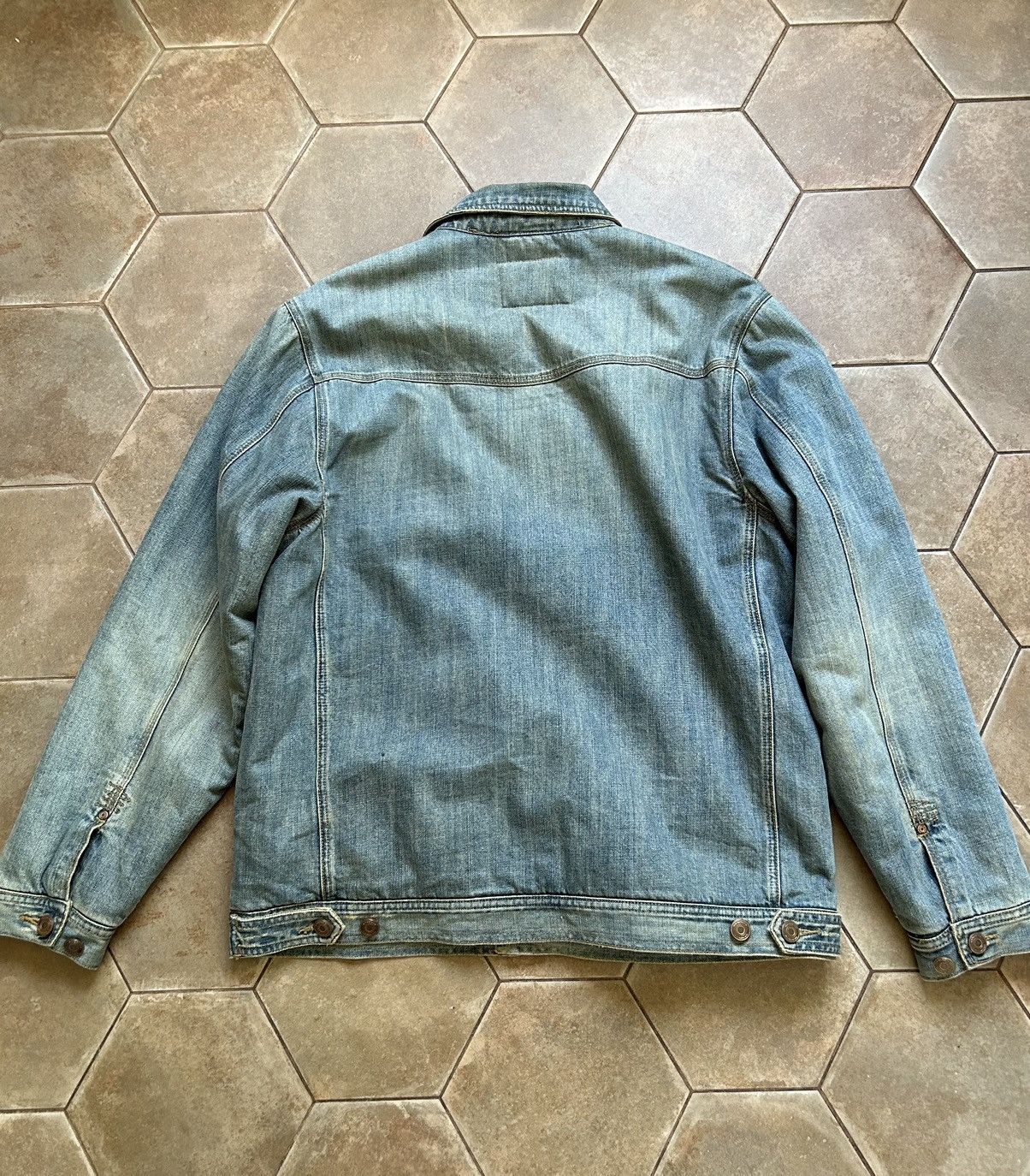 Oakley Vintage Oakley Sherpa Denim Jacket Trucker Lined Size US L / EU 52-54 / 3 - 7 Thumbnail