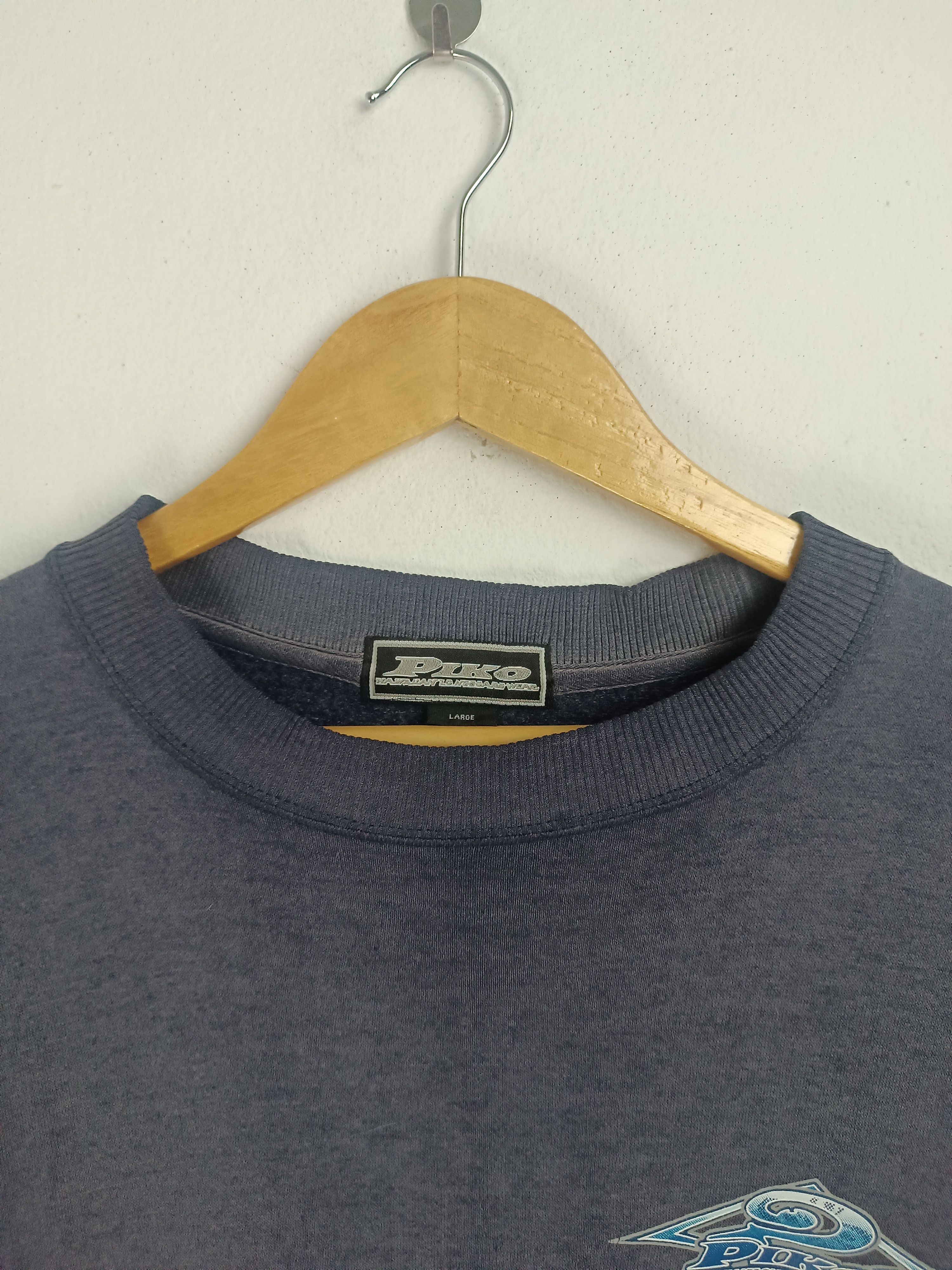 Vintage THRASHED FADED VINTAGE 90'S PIKO LONGBOARD WEAR VERY RARE Size US L / EU 52-54 / 3 - 8 Thumbnail