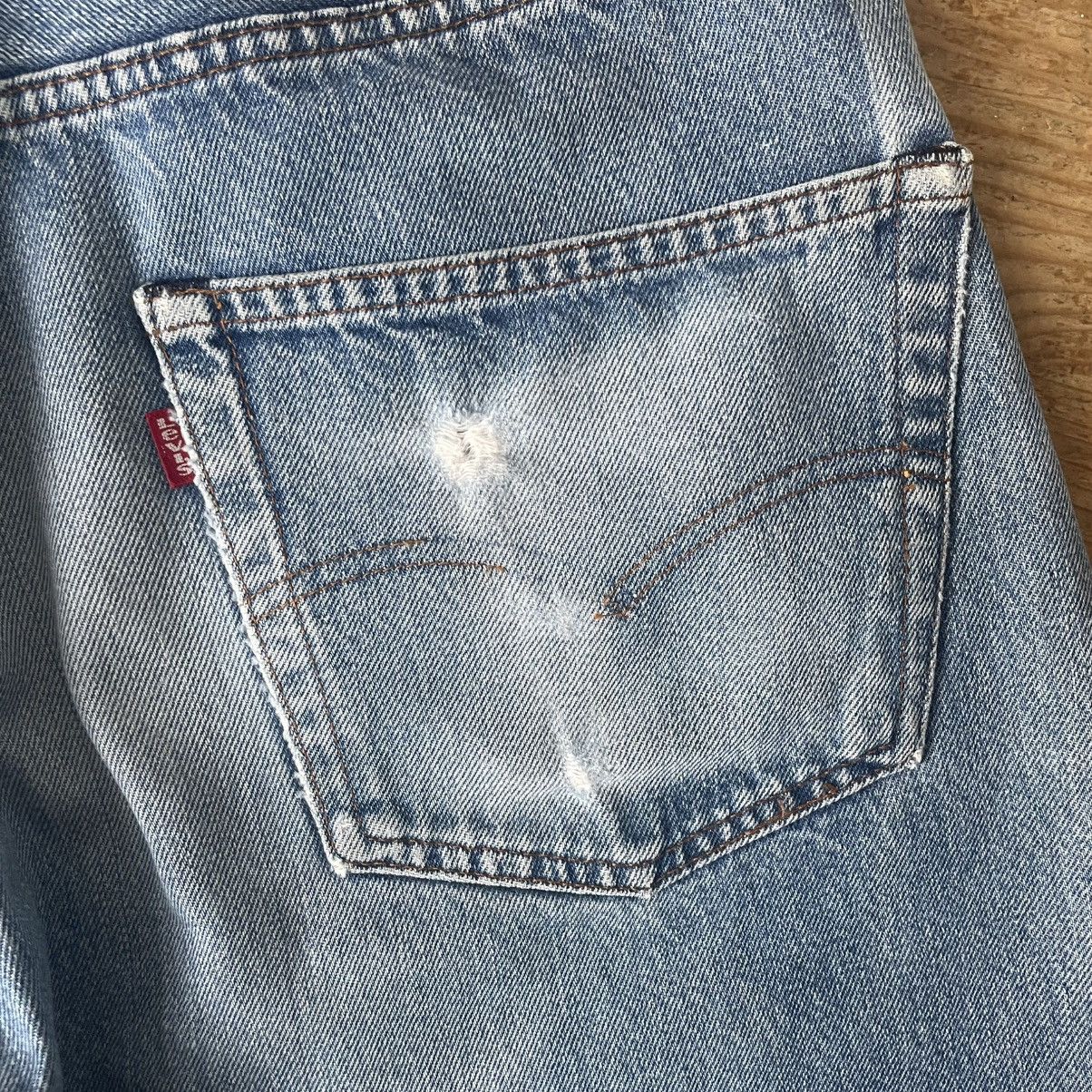 Levi's × Vintage 1980s Levi’s 501 redline selvedge Size US 36 / EU 52 - 12 Thumbnail
