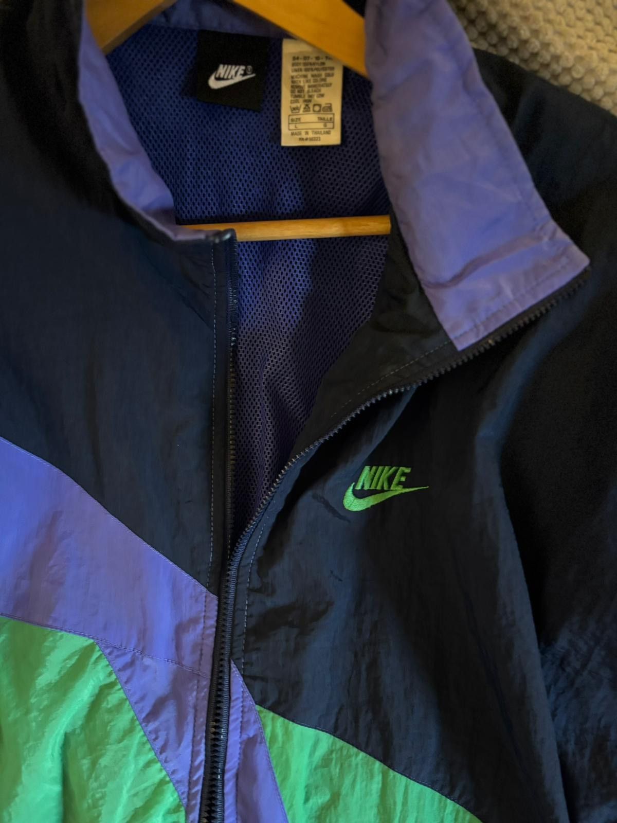 Nike Vintage 90’s Shell suit Jacket Size US L / EU 52-54 / 3 - 10 Thumbnail